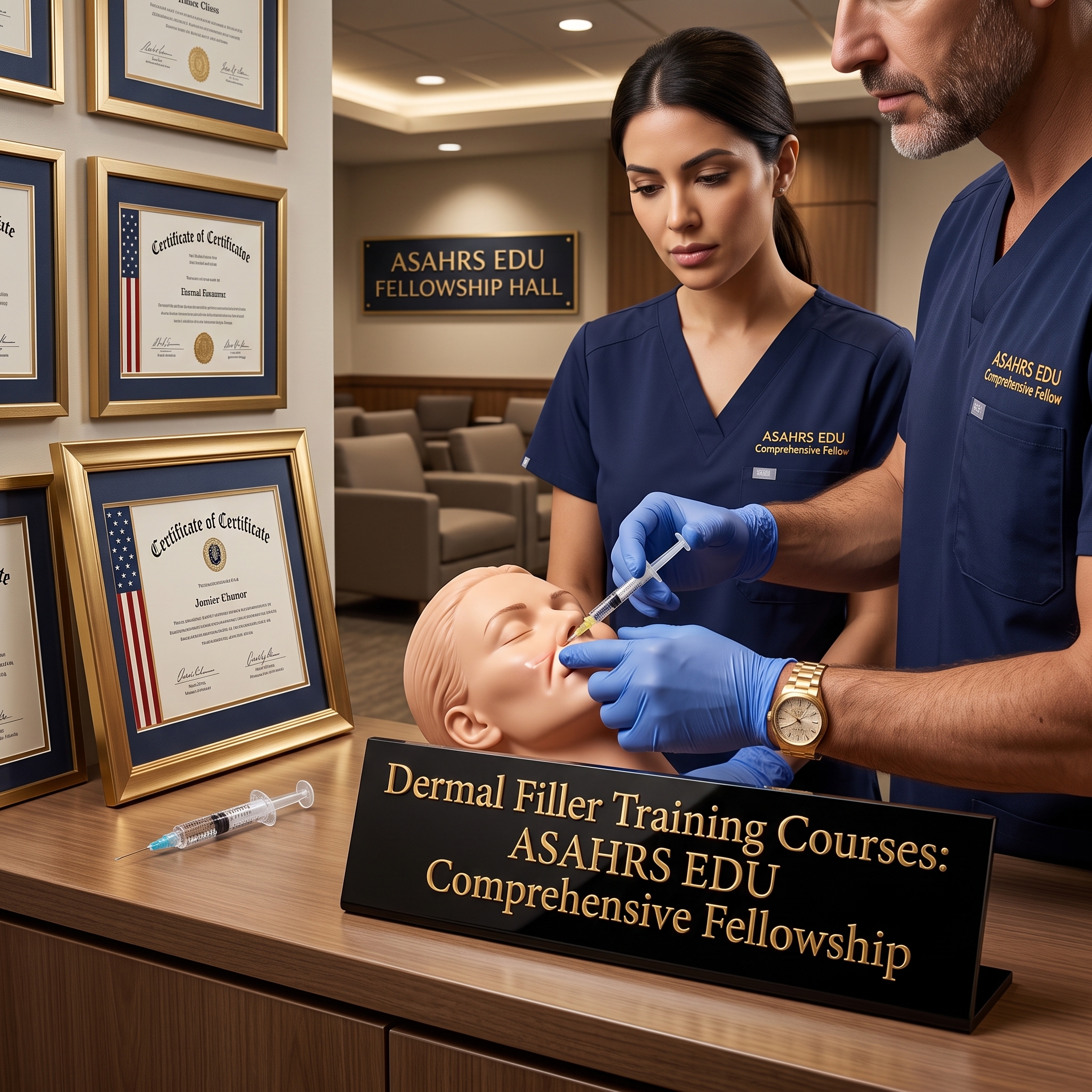 DERMAL FILLER TRAINING COURSES: ASAHRS EDU COMPREHENSIVE FELLOW