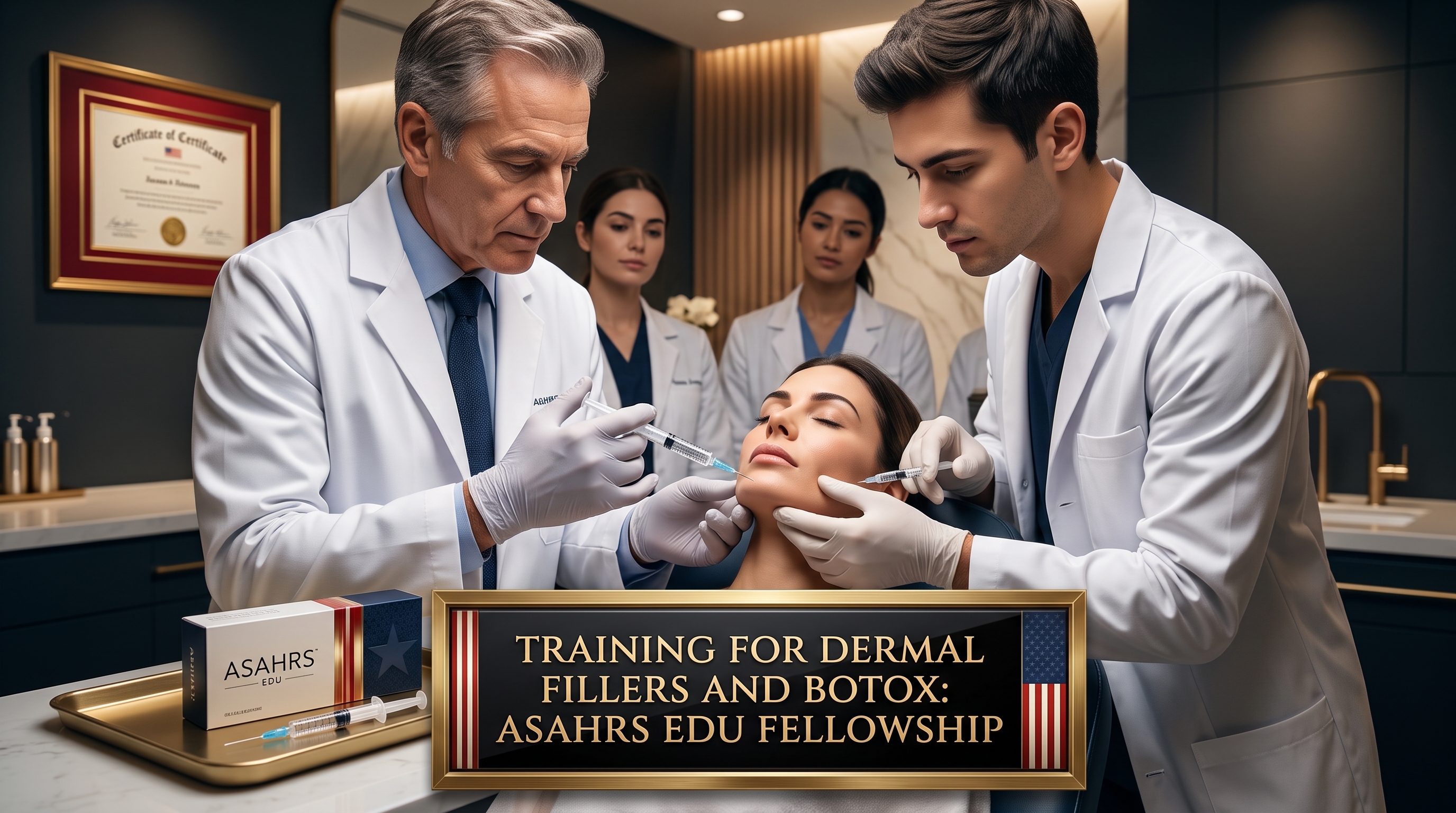 TRAINING FOR DERMAL FILLERS AND BOTOX: ASAHRS EDU LEADING FELLOWSHIP IN AESTHETIC MEDICINE