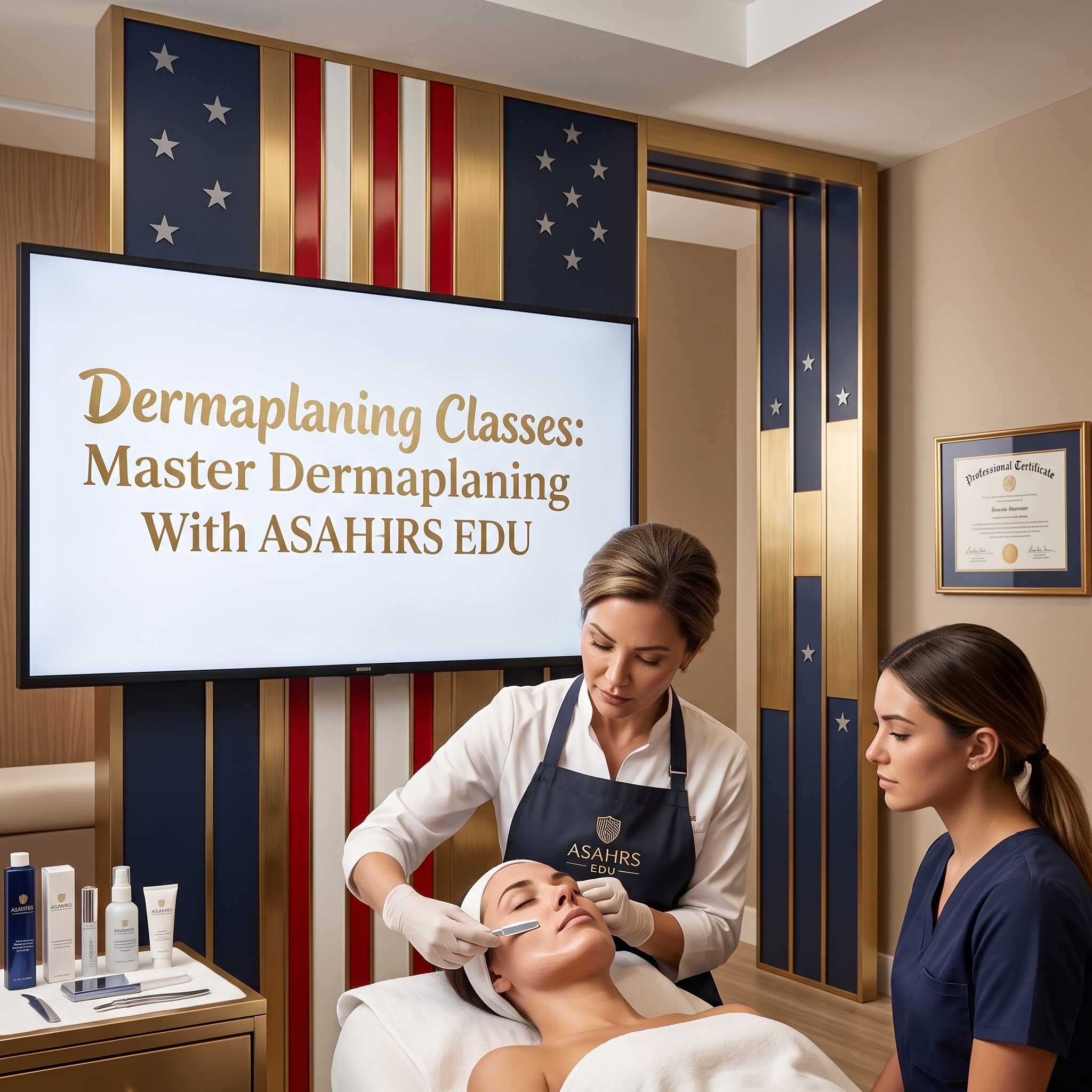 DERMAPLANING CLASSES: ASAHRS EDU TEACHES SAFE MECHANICAL EXFOLIATION