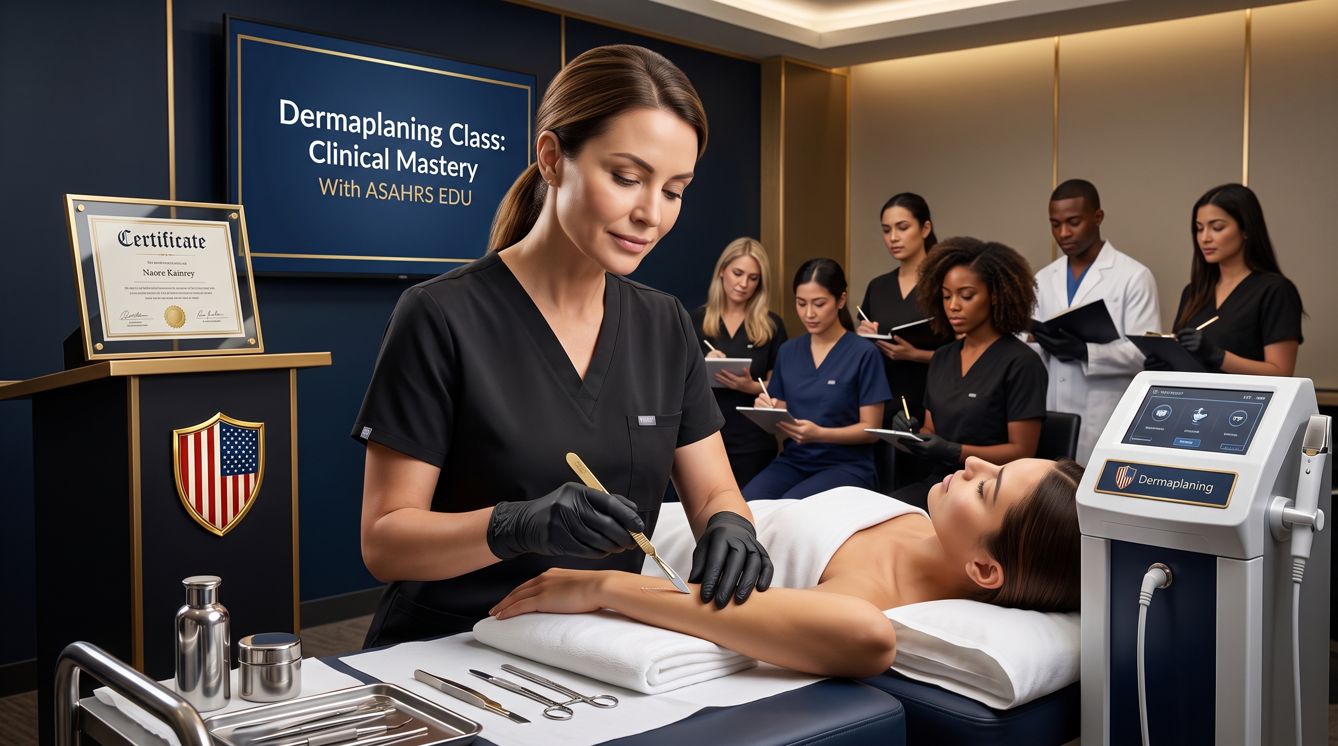 DERMAPLANING CLASS: ASAHRS EDU DELIVERS COMPREHENSIVE TRAINING