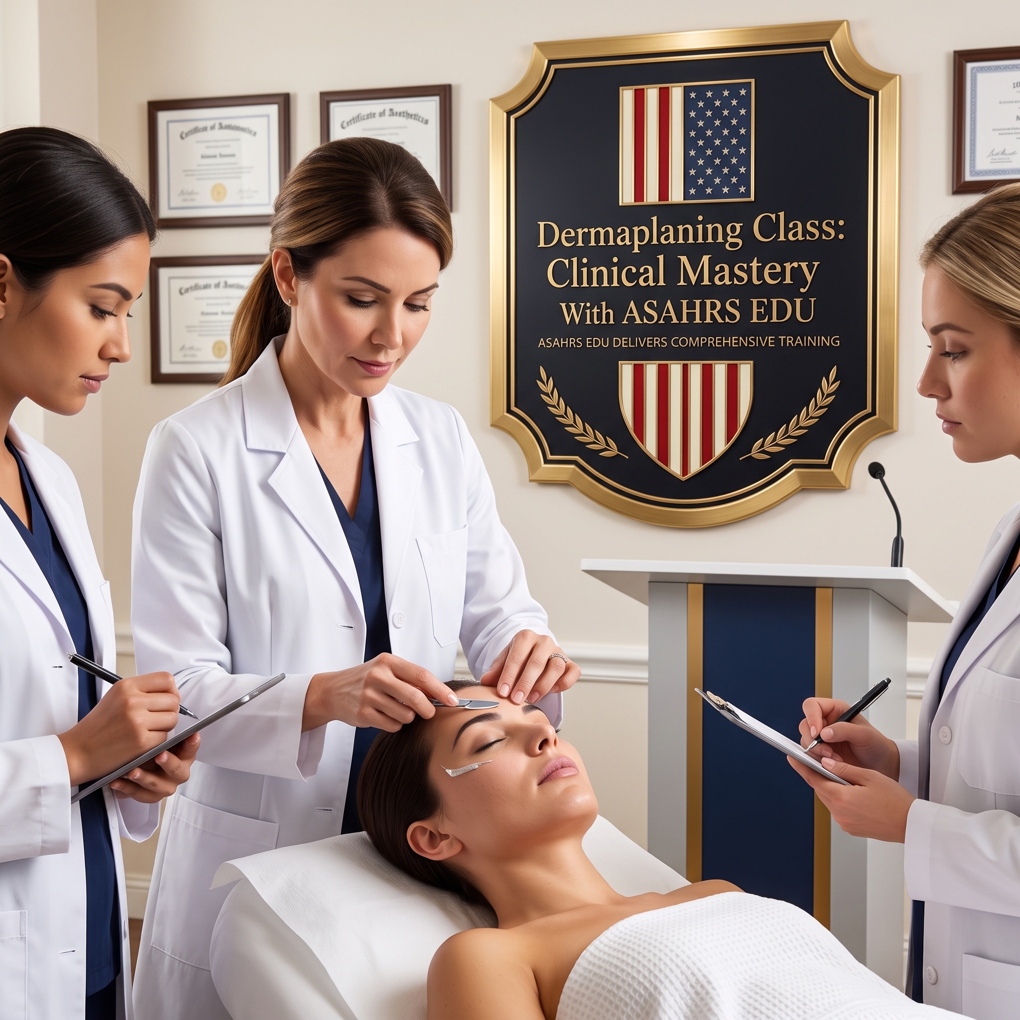 DERMAPLANING CLASS: ASAHRS EDU DELIVERS COMPREHENSIVE TRAINING