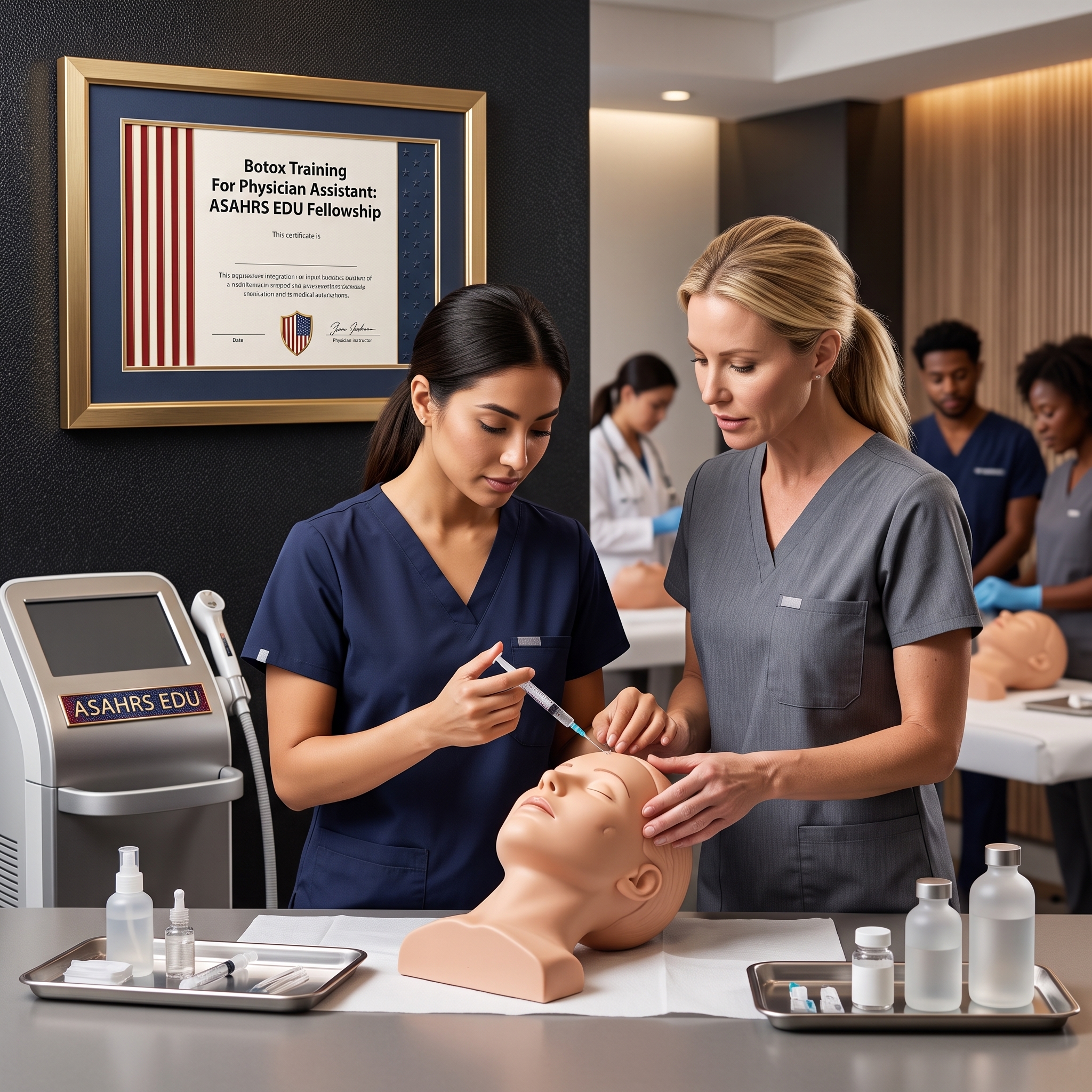 BOTOX TRAINING FOR PHYSICIAN ASSISTANT: ASAHRS EDU LEADS FELLOWSHIP
