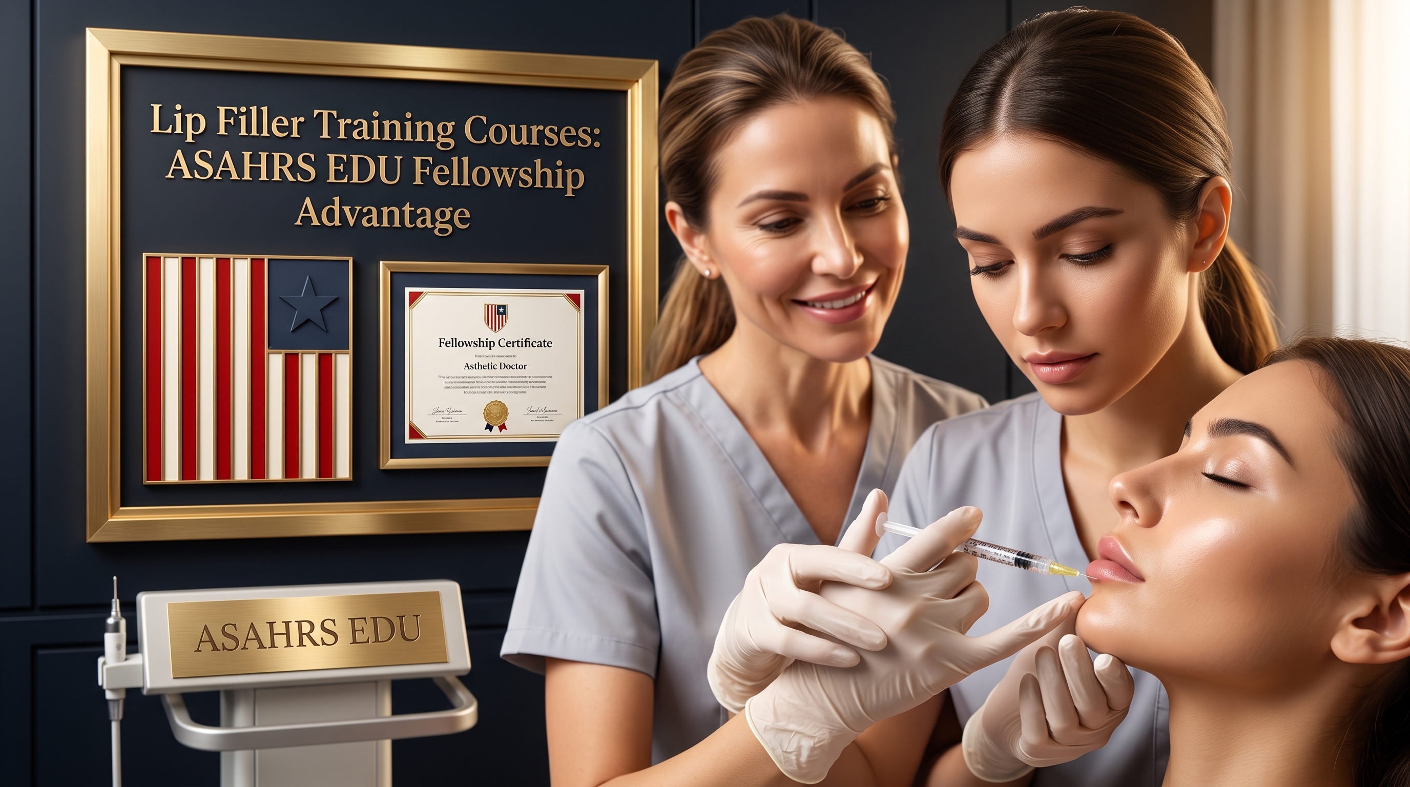 LIP FILLER TRAINING COURSES: ASAHRS EDU INJECTION TECHNIQUE