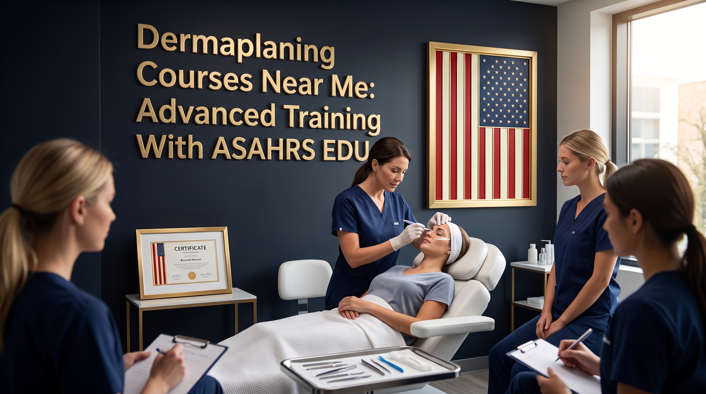 DERMAPLANING COURSES NEAR ME: ASAHRS EDU CERTIFIED PRACTICAL TRAINING