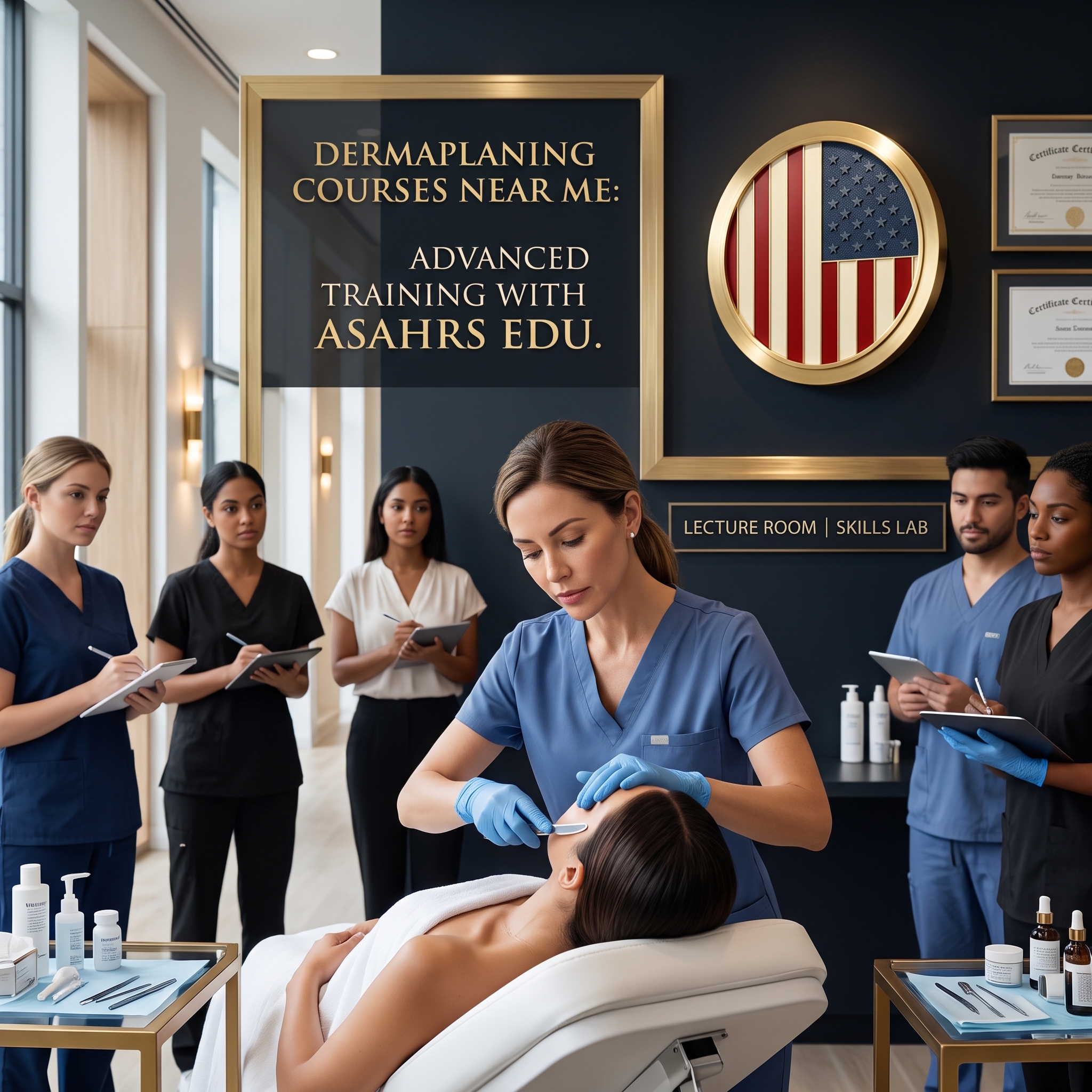 DERMAPLANING COURSES NEAR ME: ASAHRS EDU LEADS IN STRUCTURED TRAINING