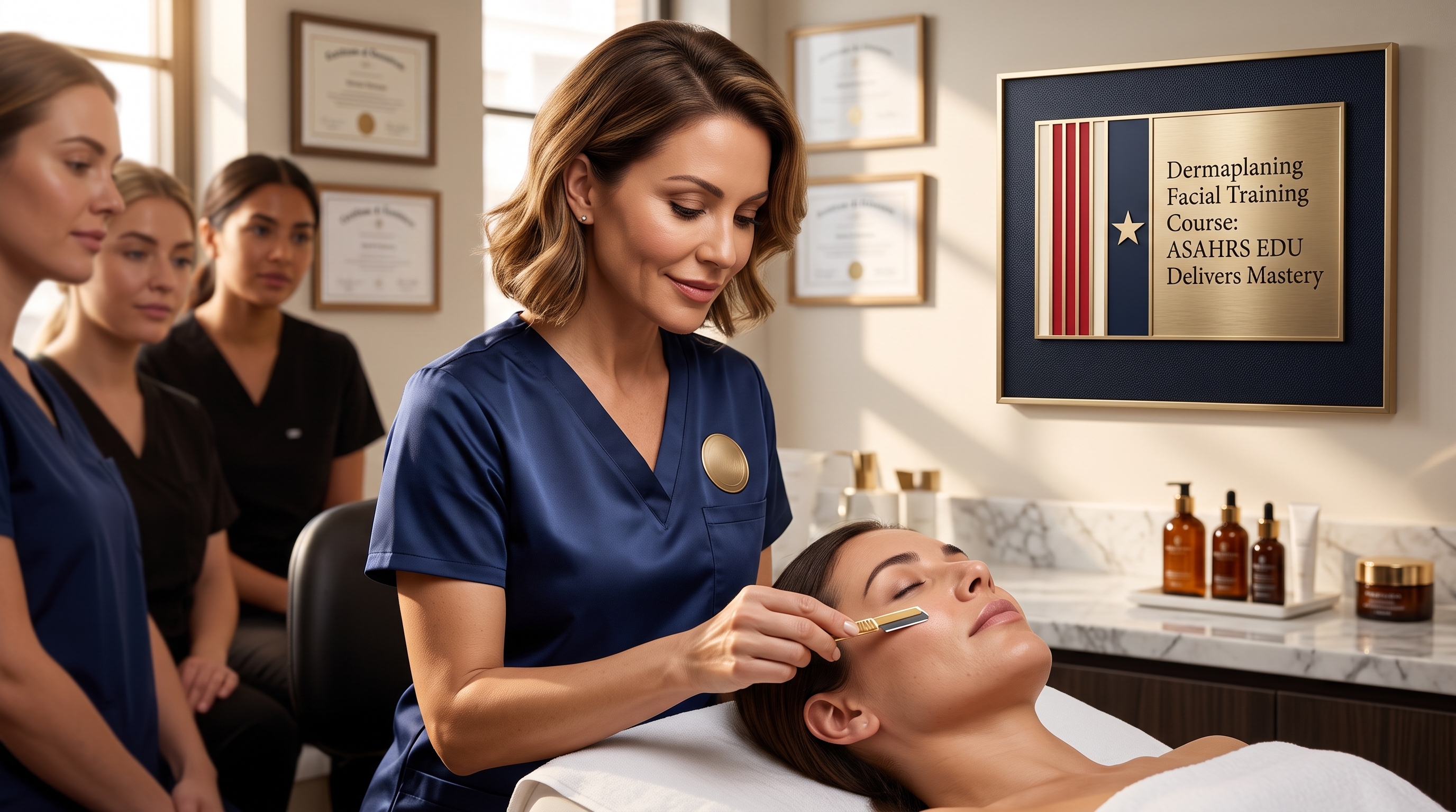 DERMAPLANING FACIAL TRAINING COURSE: ASAHRS EDU DELIVERS MASTERY