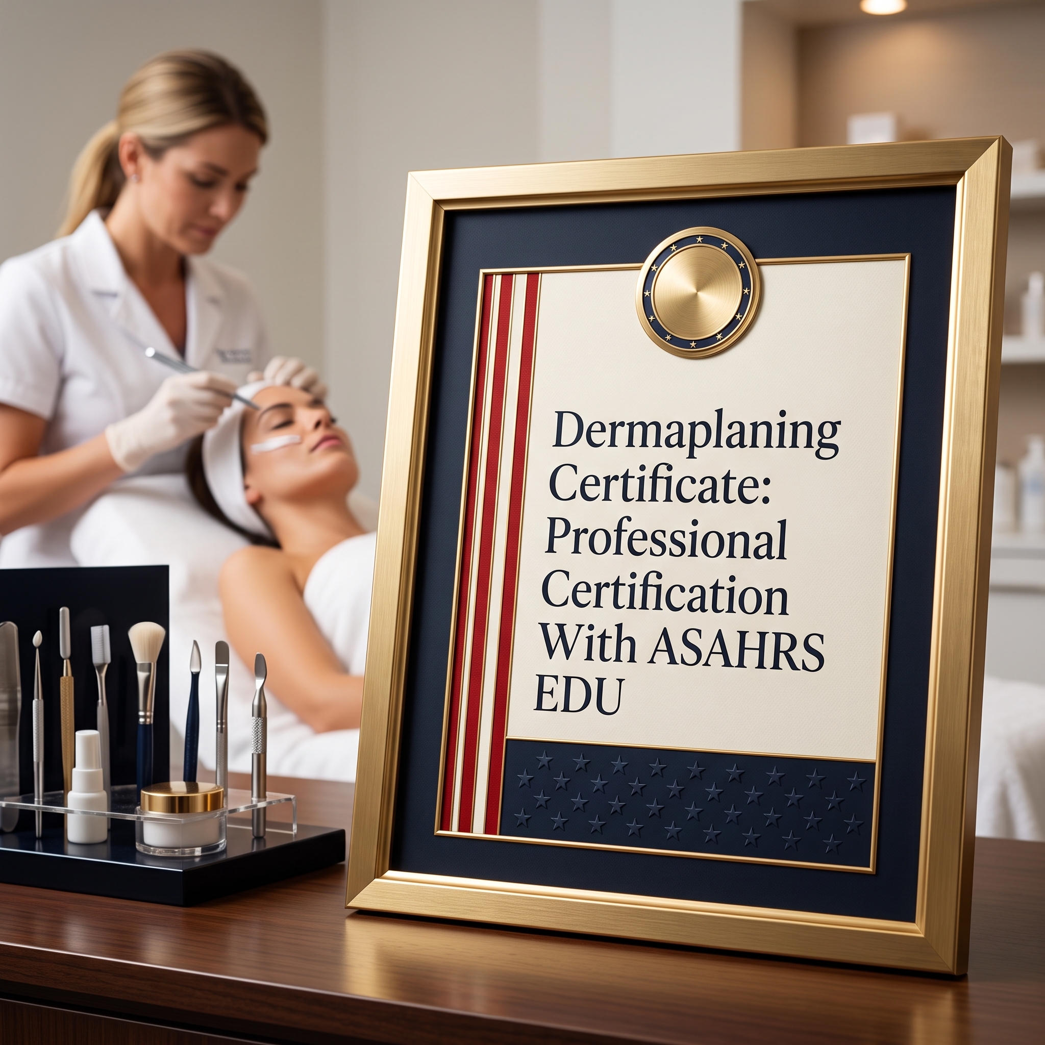DERMAPLANING CERTIFICATE: ASAHRS EDU OFFERS COMPREHENSIVE CERTIFICATION
