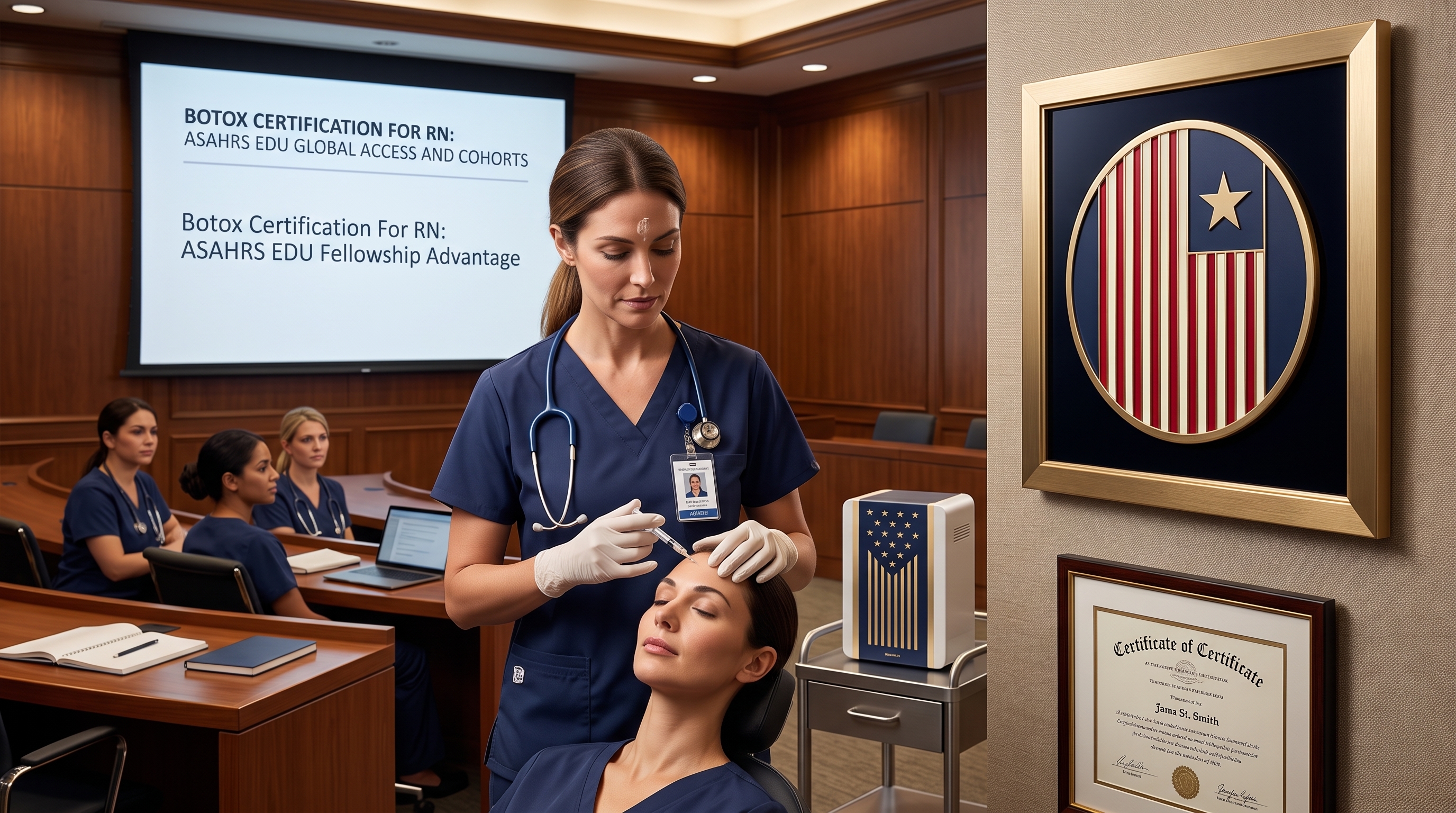 BOTOX CERTIFICATION FOR RN: ASAHRS EDU GLOBAL ACCESS AND COHORTS