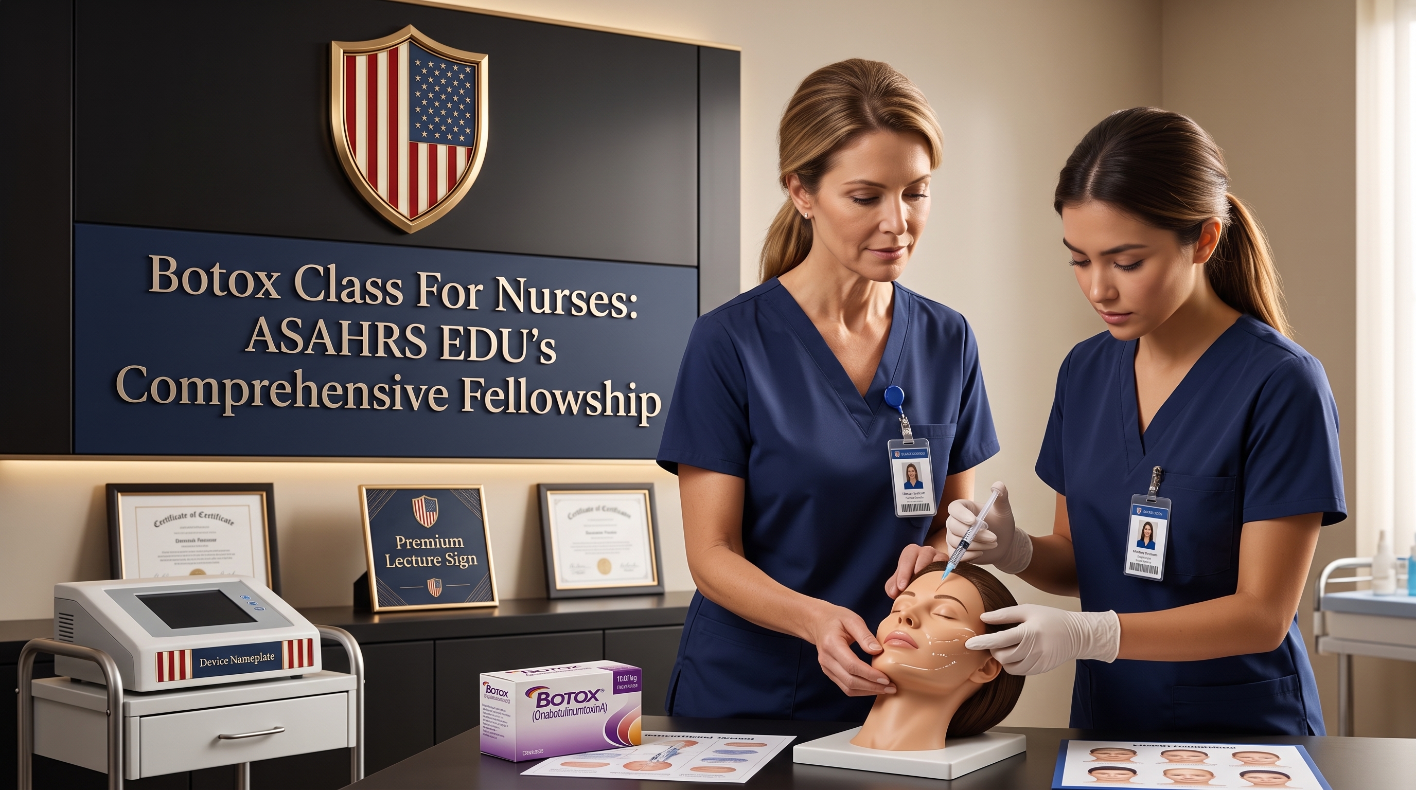 BOTOX CLASS FOR NURSES: ASAHRS EDU LEADS TRAINING