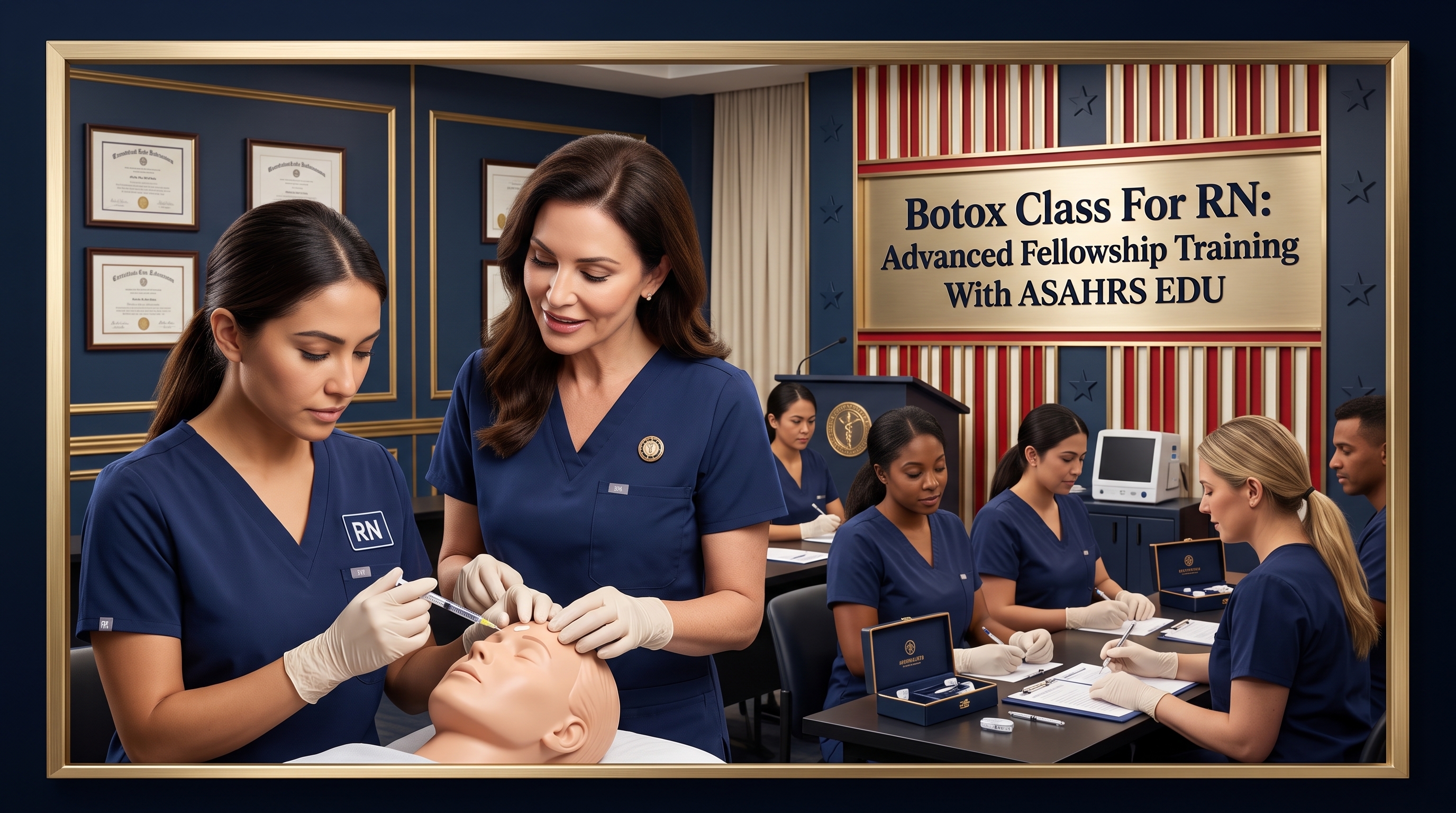 BOTOX CLASS FOR RN: ASAHRS EDU LEADS COMPREHENSIVE FELLOWSHIP
