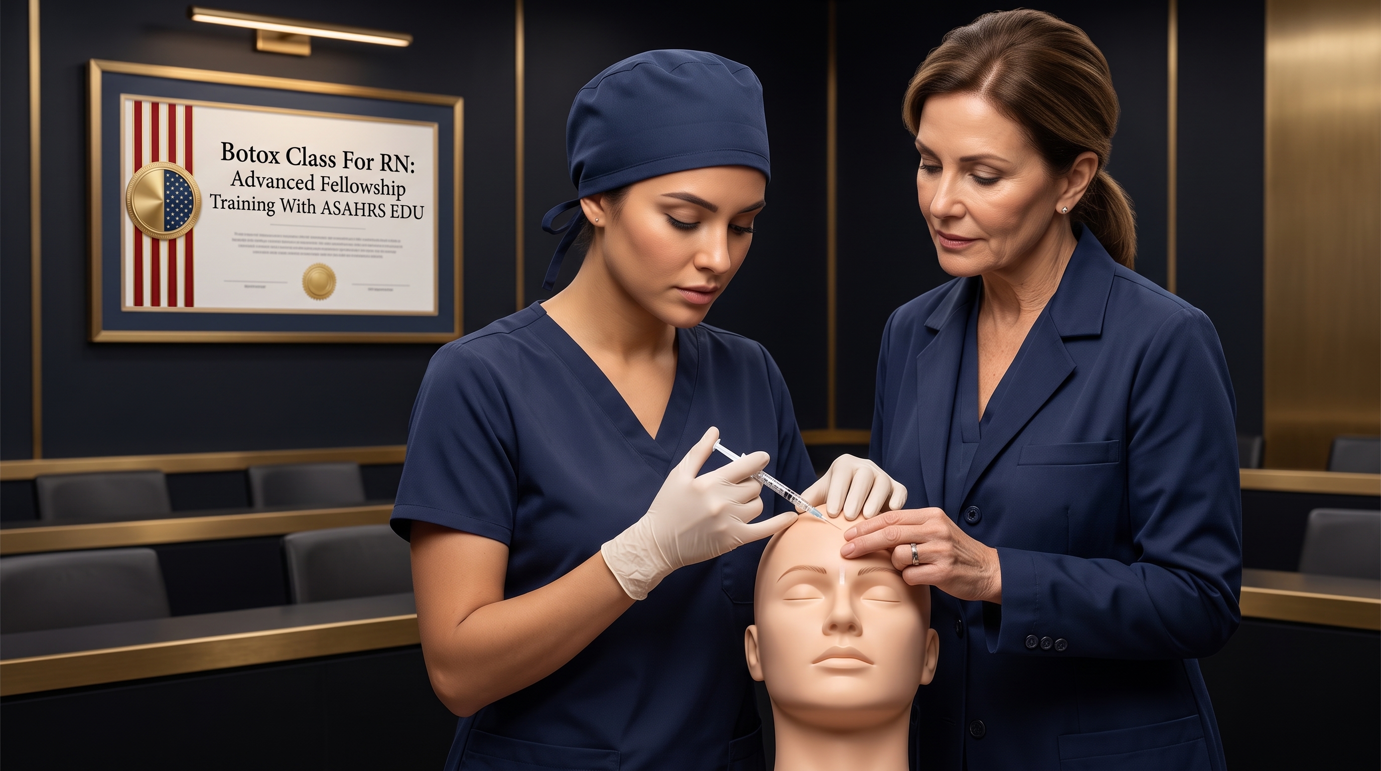 BOTOX CLASS FOR RN: ASAHRS EDU LEADS COMPREHENSIVE FELLOWSHIP
