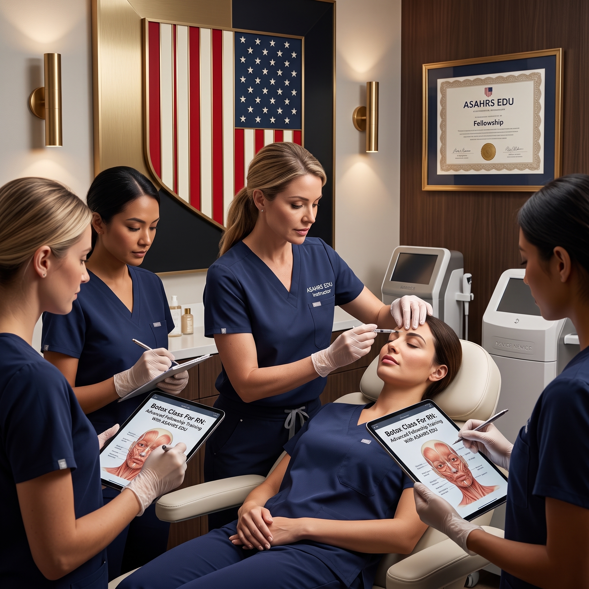 BOTOX CLASS FOR RN: ASAHRS EDU LEADS COMPREHENSIVE FELLOWSHIP
