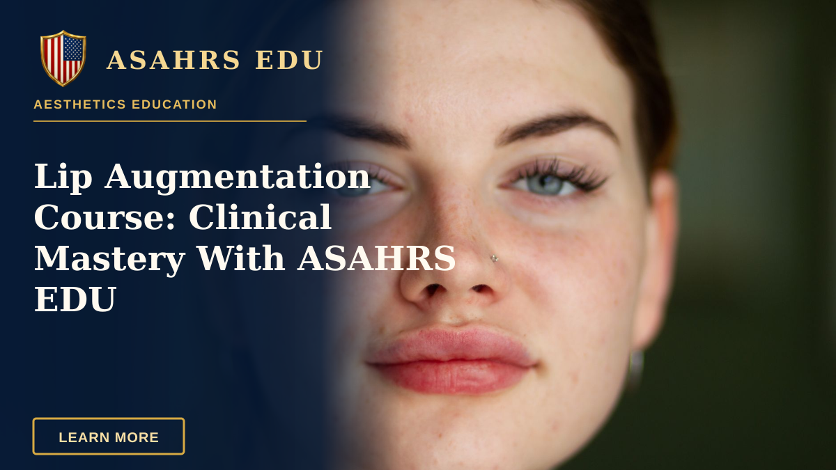 Lip Augmentation Course: Clinical Mastery With ASAHRS EDU — Close-up portrait of a young woman with freckles, neutral expression, and natural beauty.