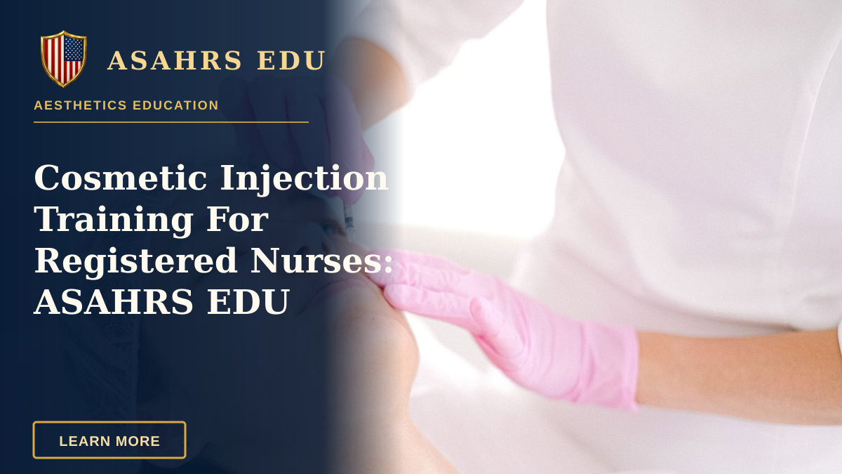 Cosmetic Injection Training For Registered Nurses: ASAHRS EDU — Woman receives cosmetic injection in clinical setting, enhancing beauty using modern techniques.