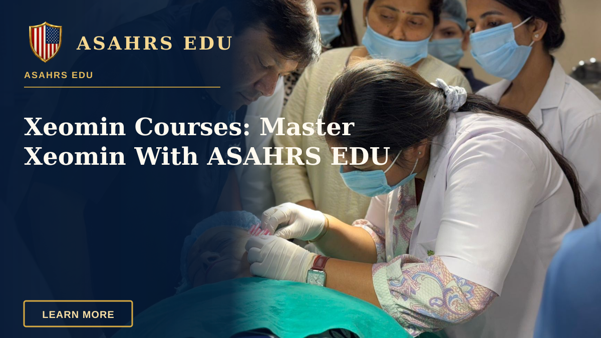 Xeomin Courses: Master Xeomin With ASAHRS EDU — Healthcare professionals performing a cosmetic procedure in a New Delhi clinic.