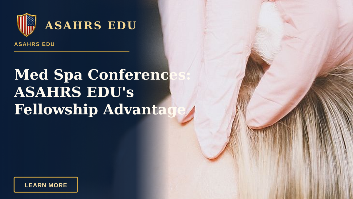 Med Spa Conferences: ASAHRS EDU's Fellowship Advantage — Close-up of a cosmetic injection procedure in a modern spa setting, enhancing beauty and wellness.