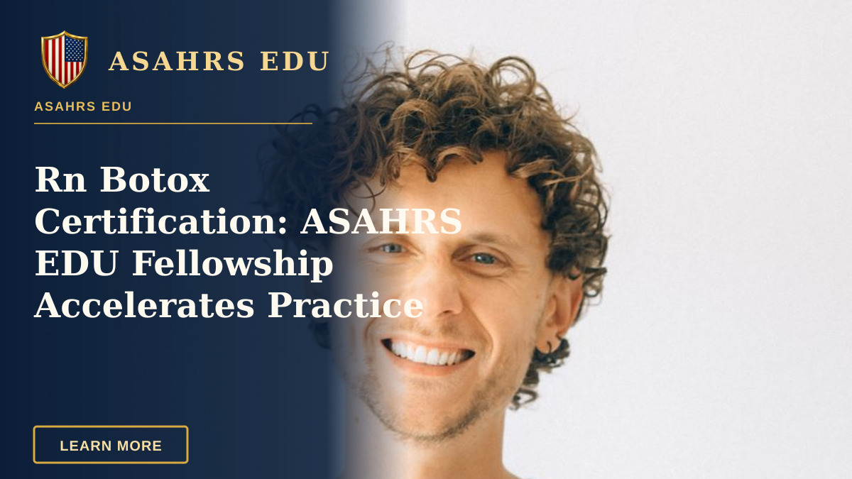 Rn Botox Certification: ASAHRS EDU Fellowship Accelerates Practice — A cheerful man displays his EU Digital COVID Certificate proudly indoor.