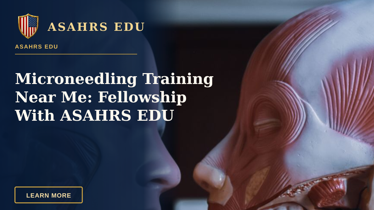 Microneedling Training Near Me: Fellowship With ASAHRS EDU — Anatomical models of human body with internal organs and muscular system placed near each other in room