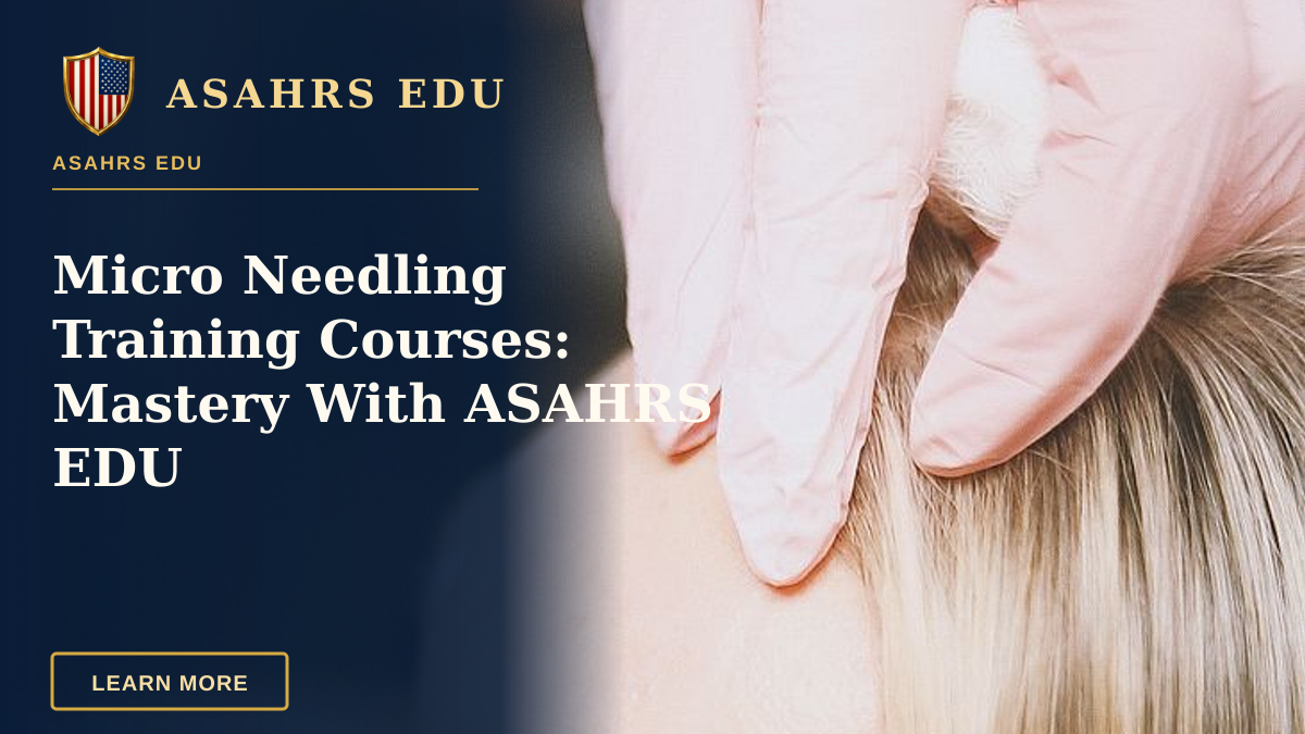 Micro Needling Training Courses: Mastery With ASAHRS EDU — Close-up of a cosmetic injection procedure in a modern spa setting, enhancing beauty and wellness.