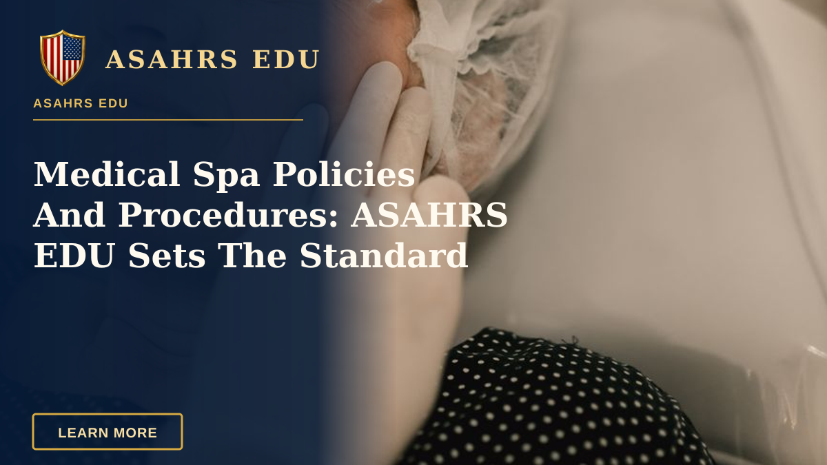 Medical Spa Policies And Procedures: ASAHRS EDU Sets The Standard — A woman undergoing a facial injection treatment in a medical setting, emphasizing skincare and aesthetics.