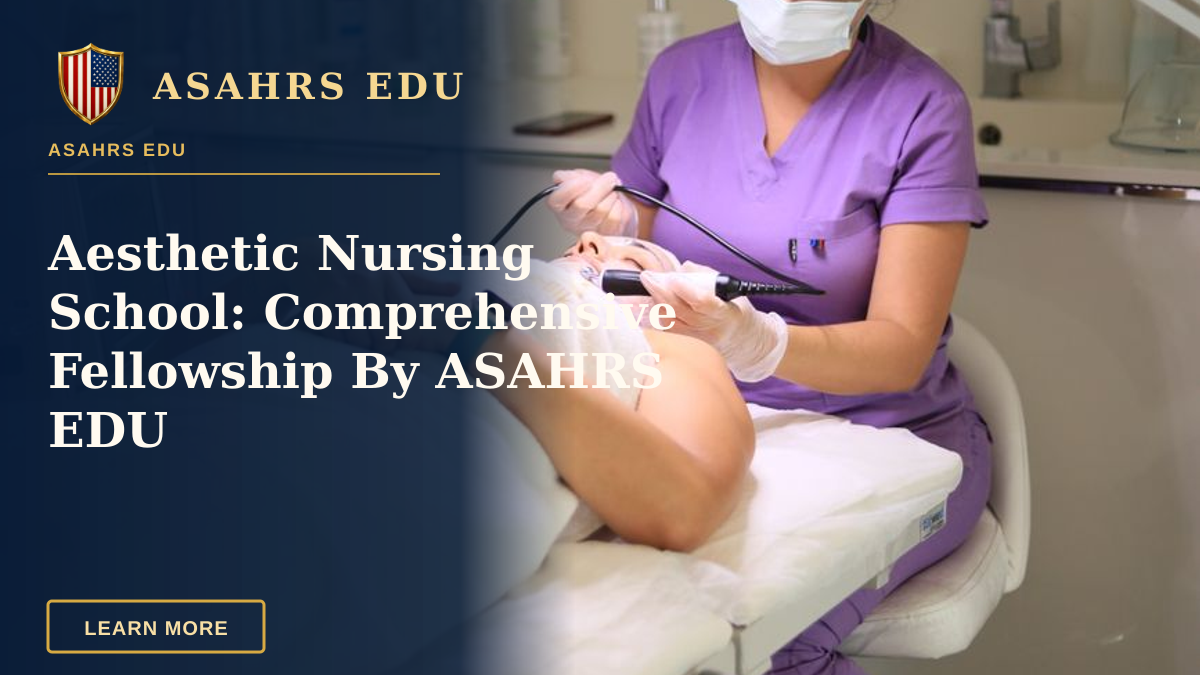 Aesthetic Nursing School: Comprehensive Fellowship By ASAHRS EDU — Professional skincare treatment in a modern aesthetic clinic in Istanbul.