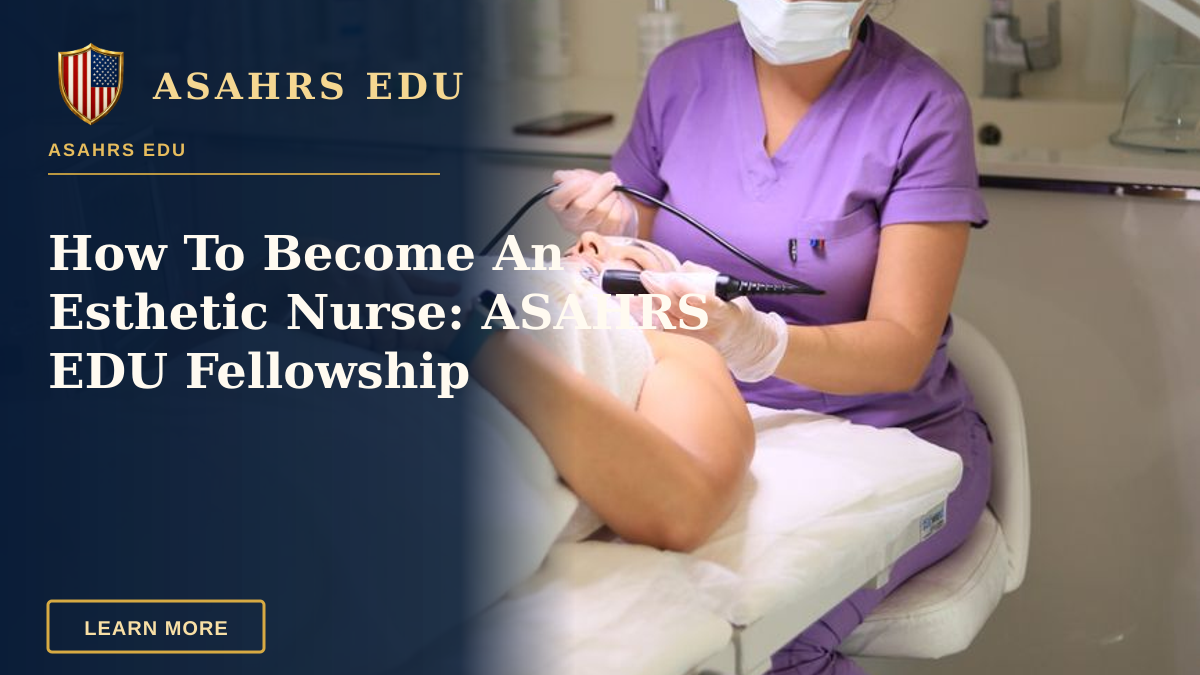 How To Become An Esthetic Nurse: ASAHRS EDU Fellowship — Professional skincare treatment in a modern aesthetic clinic in Istanbul.