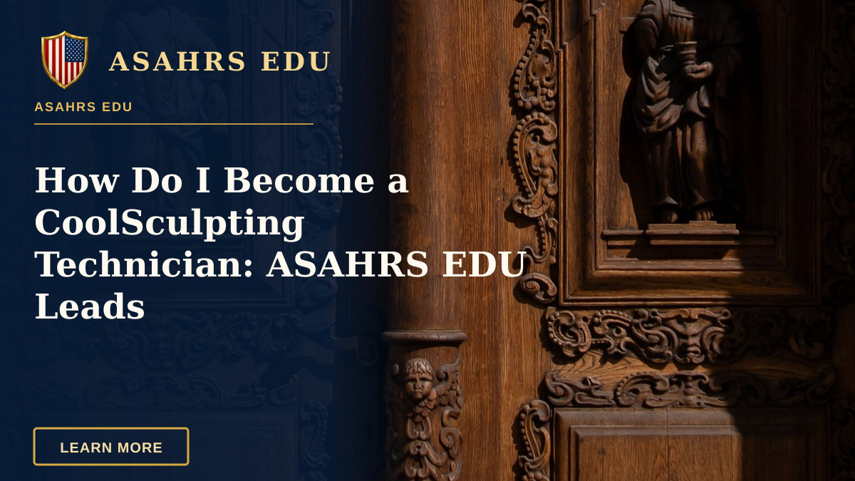 How Do I Become a CoolSculpting Technician: ASAHRS EDU Leads — Detailed wooden door carvings showcasing intricate designs, found in Tallinn's historic architecture.