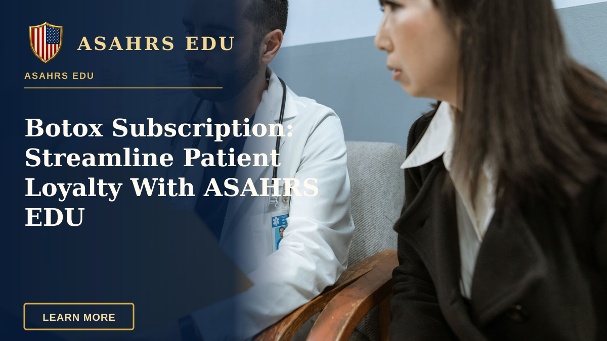 Botox Subscription: Streamline Patient Loyalty With ASAHRS EDU — Doctor discusses health records with a patient in a clinical setting.
