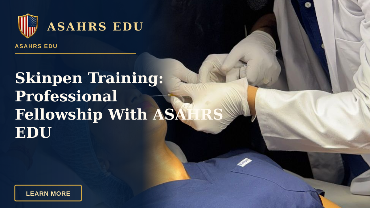Skinpen Training: Professional Fellowship With ASAHRS EDU — Medical professionals conducting an aesthetic procedure in a clinical setting.
