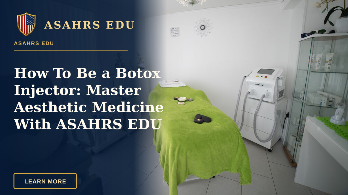 How To Be a Botox Injector: Master Aesthetic Medicine With ASAHRS EDU — Interior of workplace of cosmetology clinic equipped with medical appliances with medicines and couch for massage