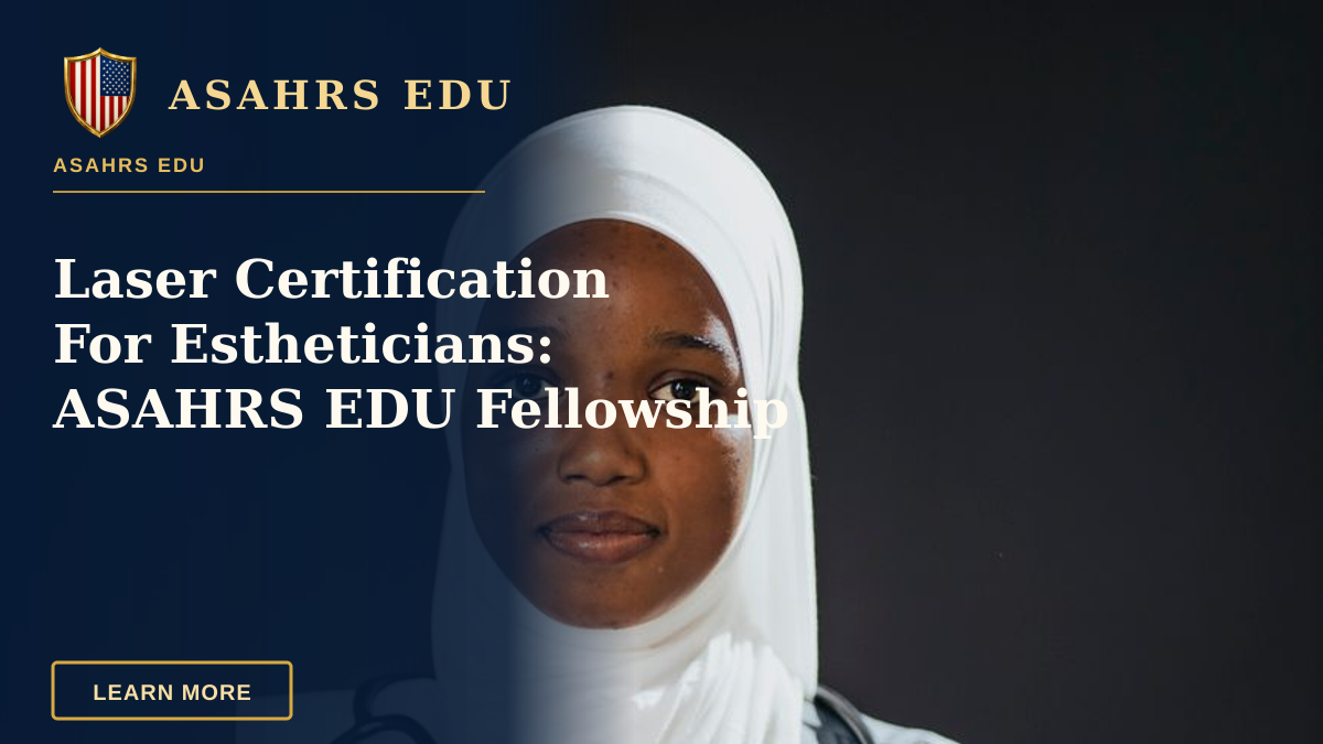 Laser Certification For Estheticians: ASAHRS EDU Fellowship — Young female healthcare graduate holding books in studio portrait.