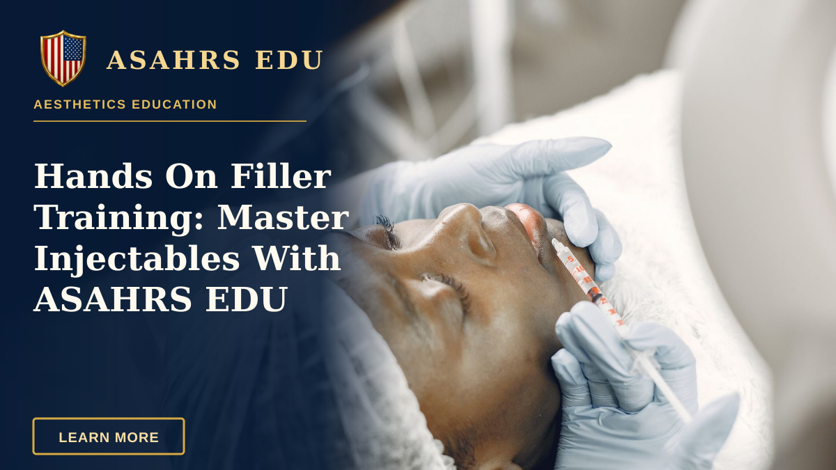 Hands On Filler Training: Master Injectables With ASAHRS EDU — Close-up of a woman receiving a cosmetic lip injection in a clinic setting.