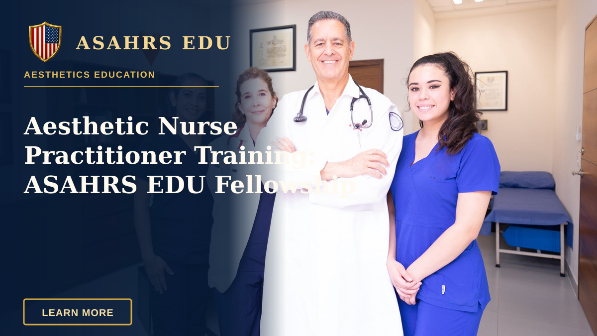 Aesthetic Nurse Practitioner Training: ASAHRS EDU Fellowship — Group of diverse healthcare professionals in a clinical setting, showcasing teamwork and care.