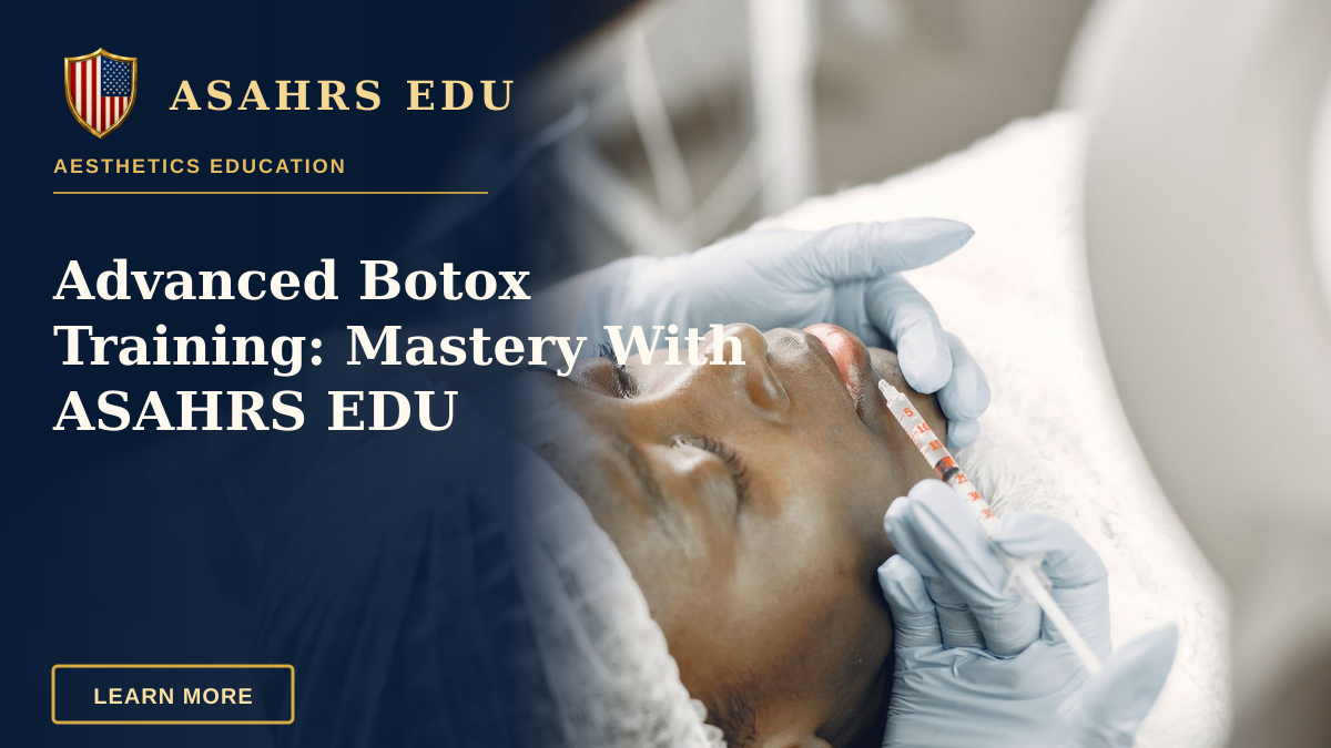 Advanced Botox Training: Mastery With ASAHRS EDU — Close-up of a woman receiving a cosmetic lip injection in a clinic setting.
