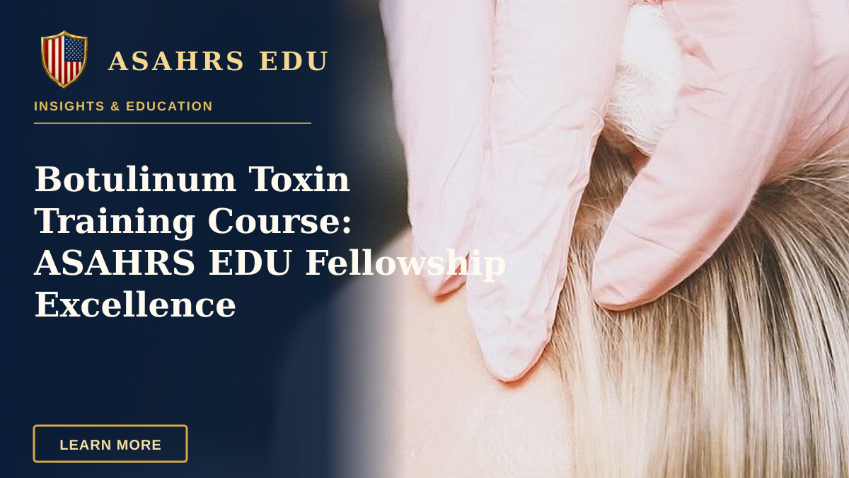 Botulinum Toxin Training Course: ASAHRS EDU Fellowship Excellence — Close-up of a cosmetic injection procedure in a modern spa setting, enhancing beauty and wellness.