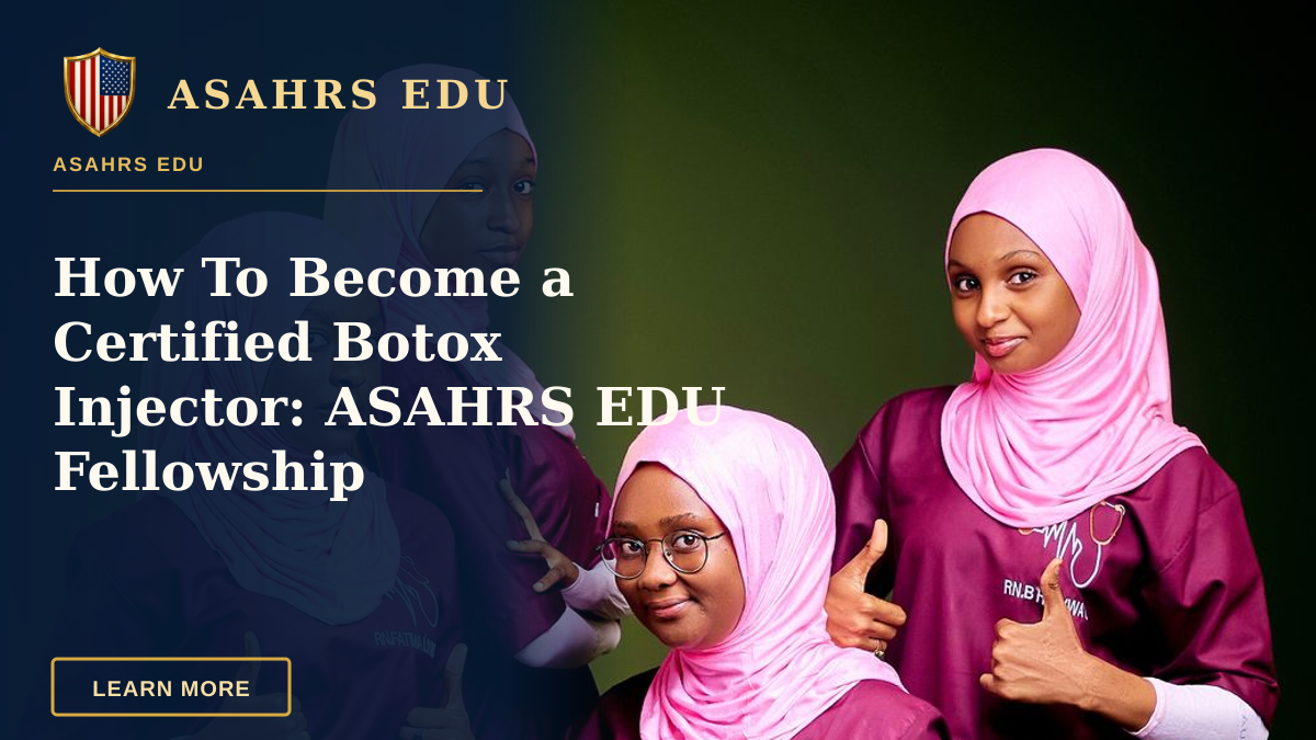 How To Become a Certified Botox Injector: ASAHRS EDU Fellowship — Smiling diverse female medical team in uniforms, showing teamwork and positivity.