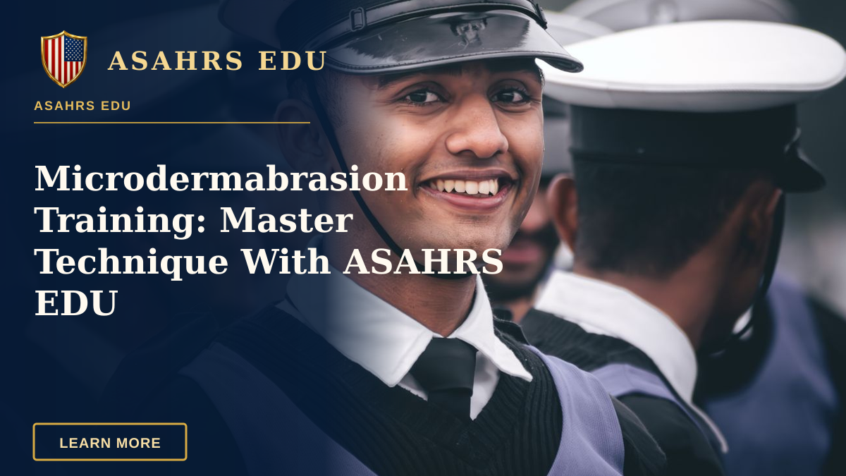 Microdermabrasion Training: Master Technique With ASAHRS EDU — A young male cadet smiling alongside peers during a training event.