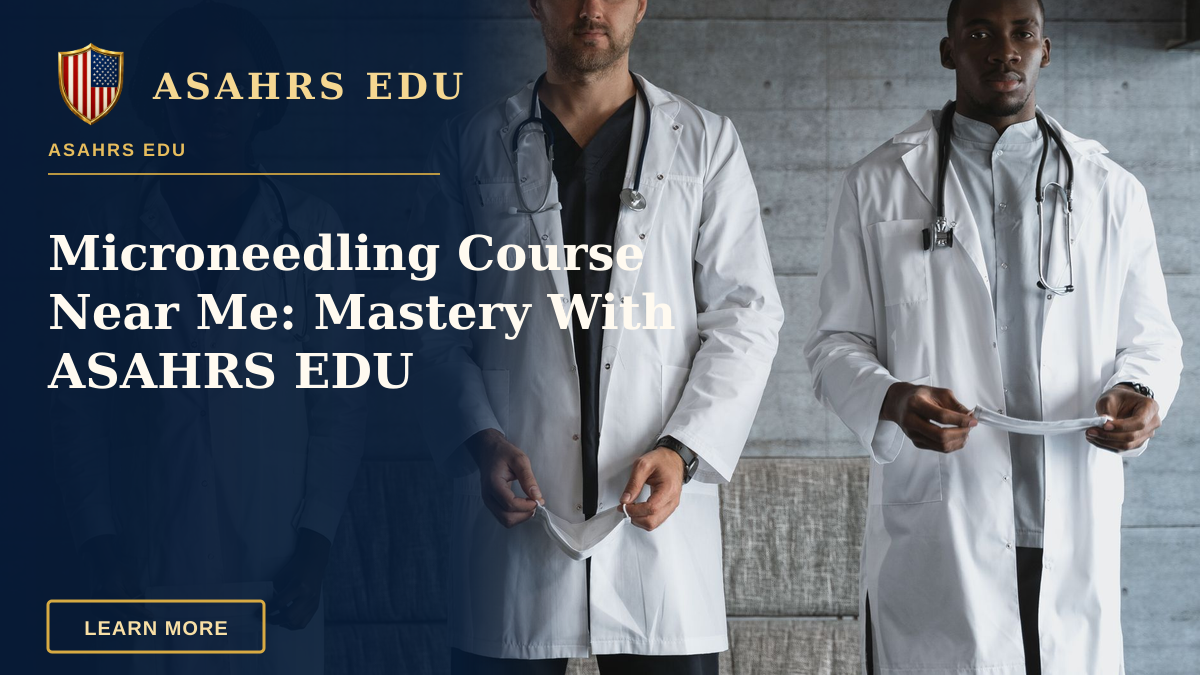 Microneedling Course Near Me: Mastery With ASAHRS EDU — A diverse team of doctors in medical uniforms with stethoscopes in a hospital setting.
