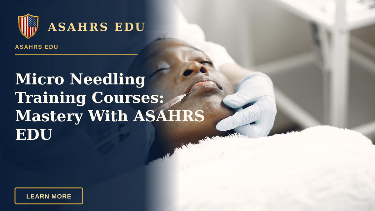 Micro Needling Training Courses: Mastery With ASAHRS EDU — A beautician performs a delicate lip injection on a woman lying with eyes closed.