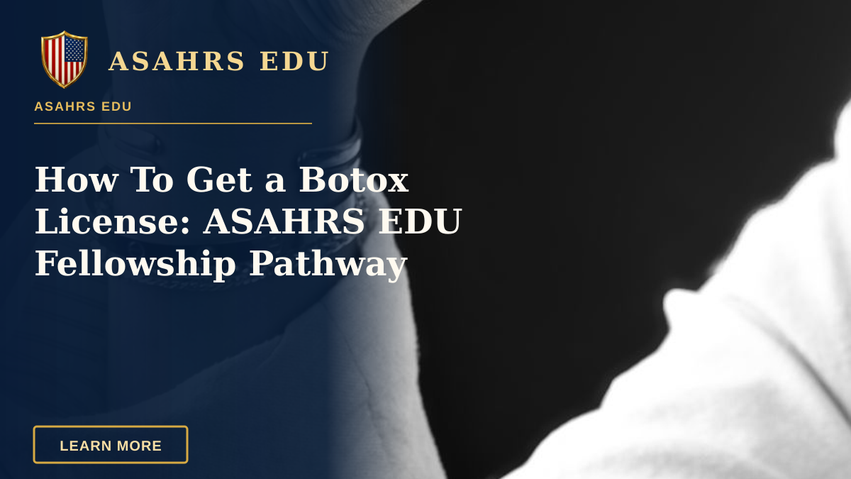 How To Get a Botox License: ASAHRS EDU Fellowship Pathway — Black and white image of a hand holding a Sculptra vial, showcasing beauty treatment in Belo Horizonte, Brazil.