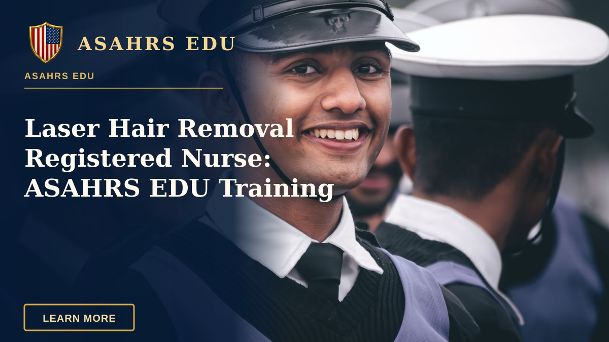 Laser Hair Removal Registered Nurse: ASAHRS EDU Training — A young male cadet smiling alongside peers during a training event.