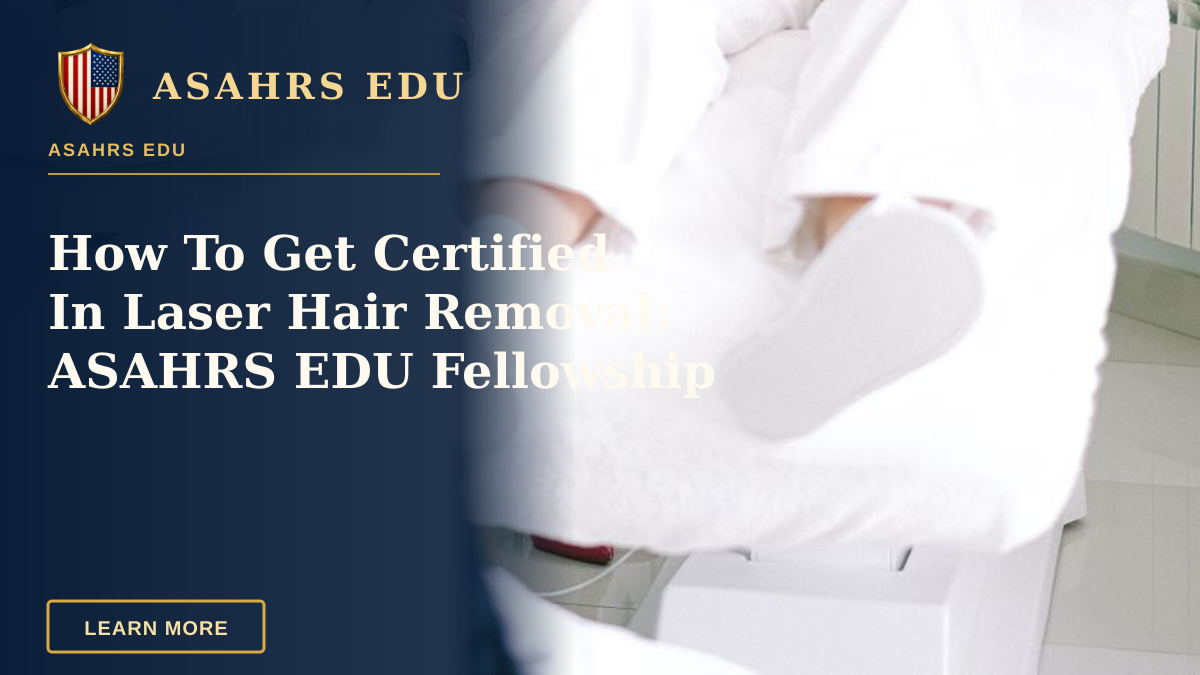 How To Get Certified In Laser Hair Removal: ASAHRS EDU Fellowship — Two women in a clinic during a laser facial treatment, ensuring skincare and beauty.