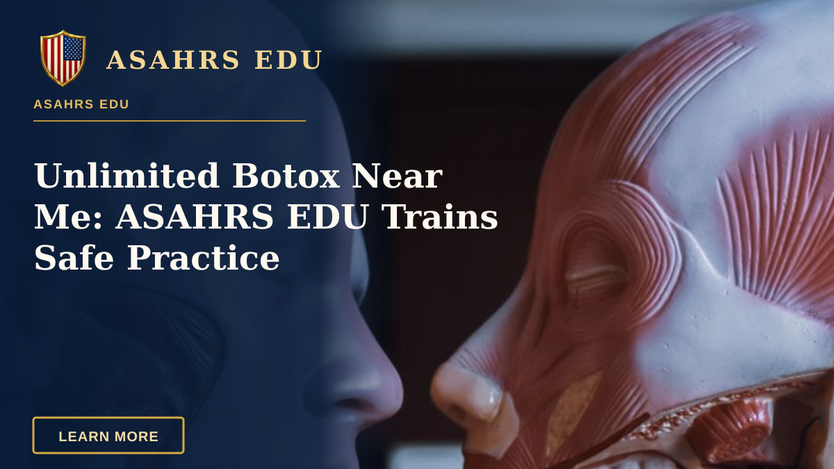 Unlimited Botox Near Me: ASAHRS EDU Trains Safe Practice — Anatomical models of human body with internal organs and muscular system placed near each other in room