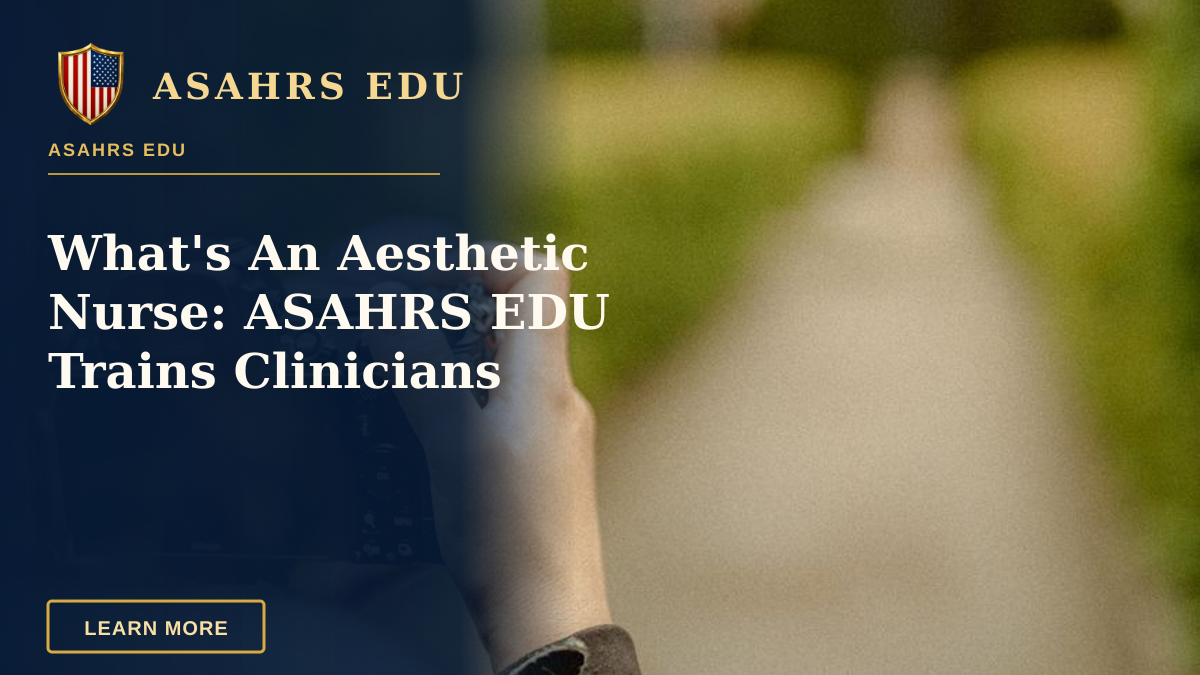 What's An Aesthetic Nurse: ASAHRS EDU Trains Clinicians — Photographer taking picture outdoors with vintage aesthetic and greenery.