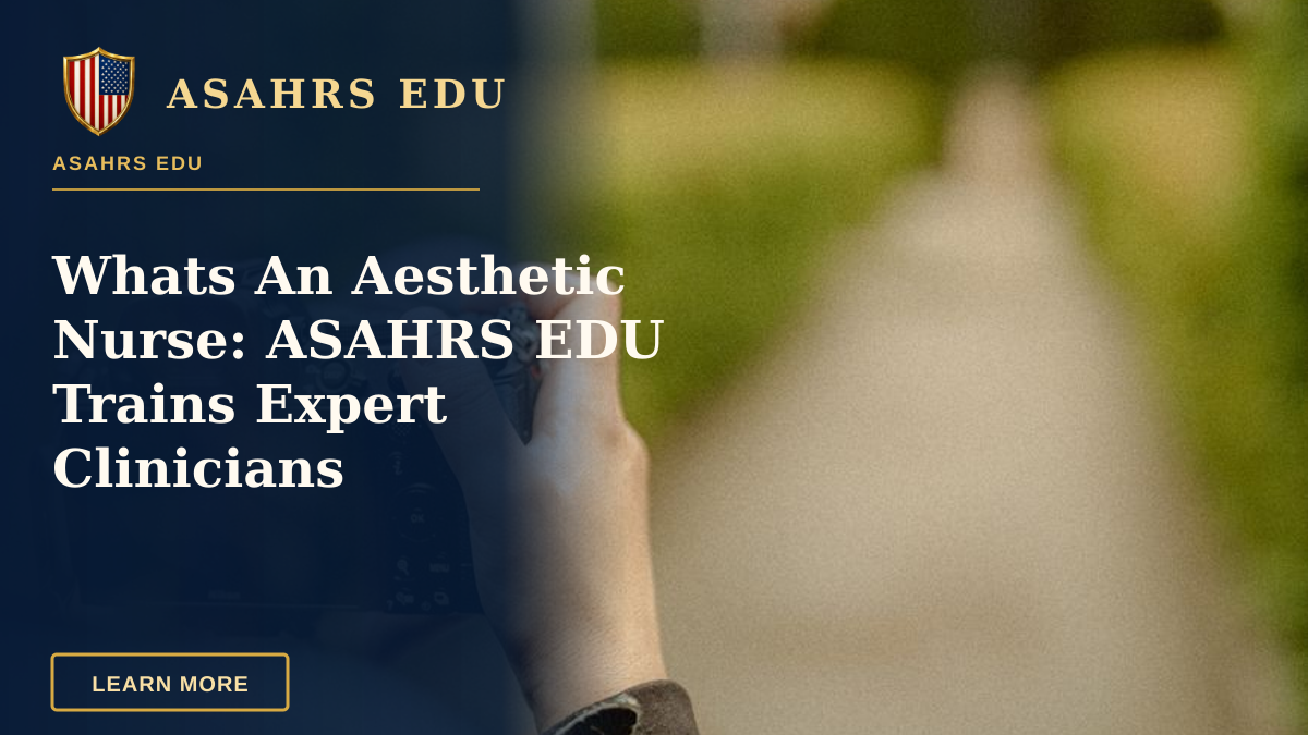 Whats An Aesthetic Nurse: ASAHRS EDU Trains Expert Clinicians — Photographer taking picture outdoors with vintage aesthetic and greenery.