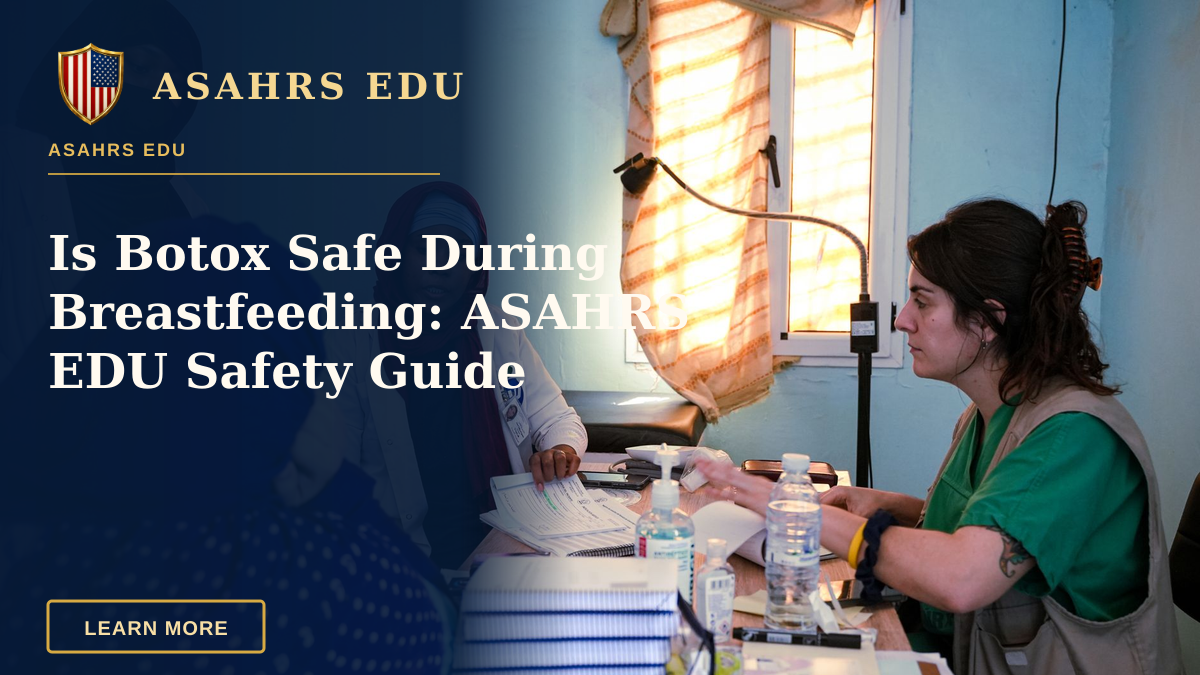 Is Botox Safe During Breastfeeding: ASAHRS EDU Safety Guide — Healthcare professionals in discussion during a consultation session in Tinduf, Algeria.