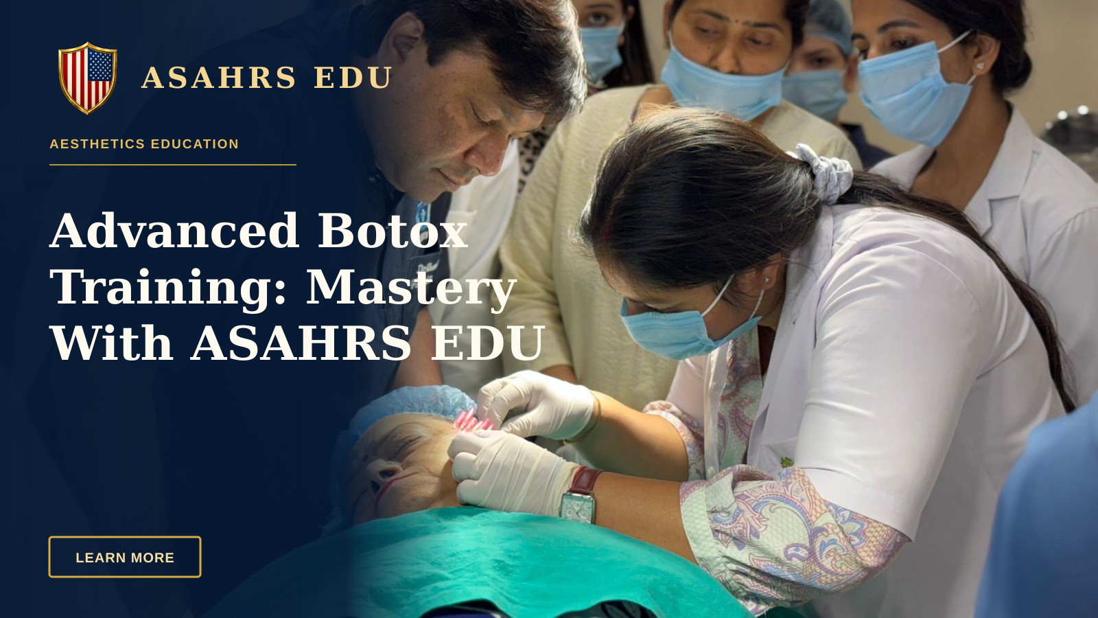 Advanced Botox Training: Mastery With ASAHRS EDU — Healthcare professionals performing a cosmetic procedure in a New Delhi clinic.