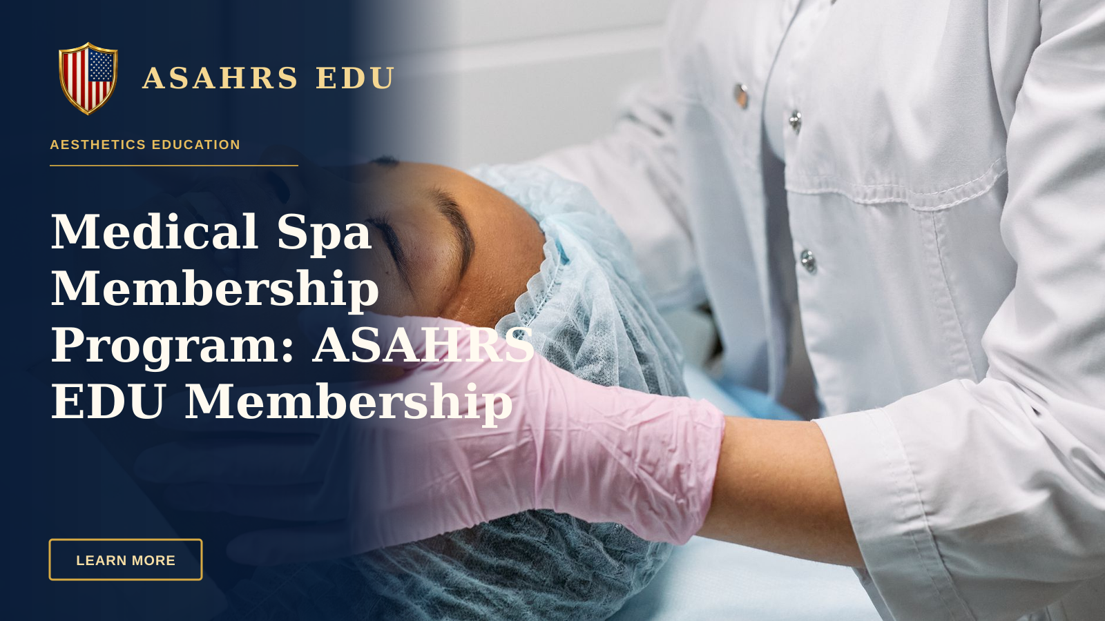 Medical Spa Membership Program: ASAHRS EDU Membership Mastery — A client receiving a relaxing facial treatment at a modern spa clinic.