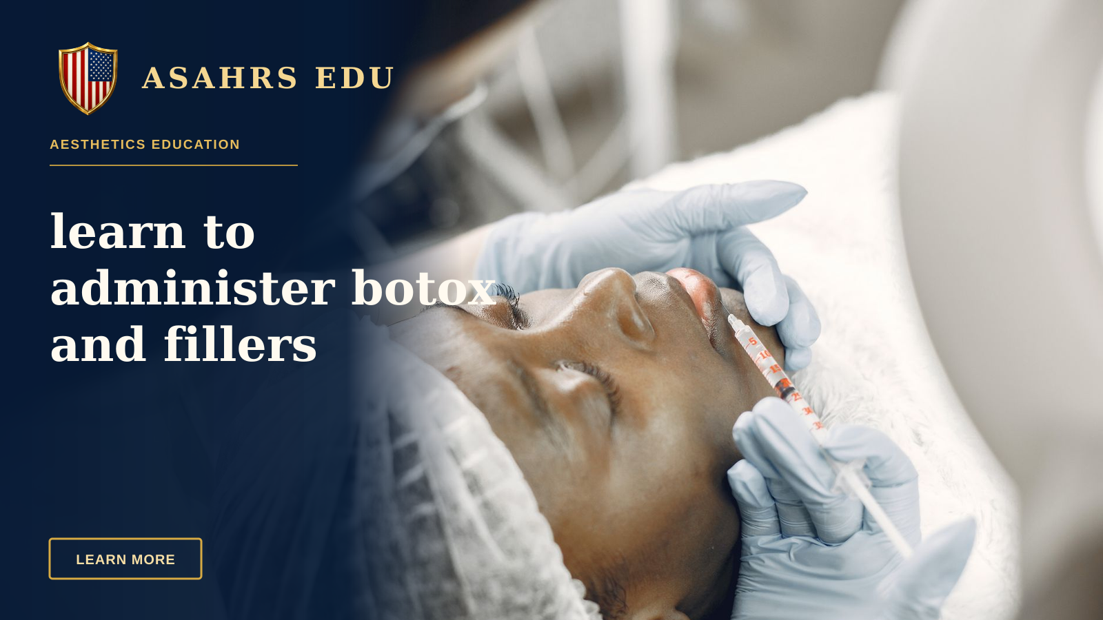 learn to administer botox and fillers — Close-up of a woman receiving a cosmetic lip injection in a clinic setting.