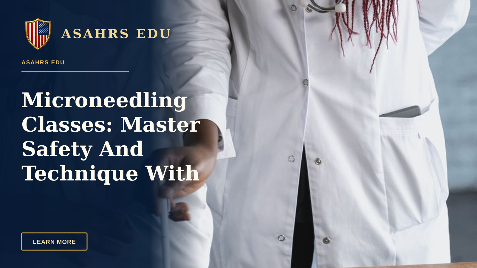 Microneedling Classes: Master Safety And Technique With ASAHRS EDU — Black male and female doctors collaborating in a medical clinic with a tablet.